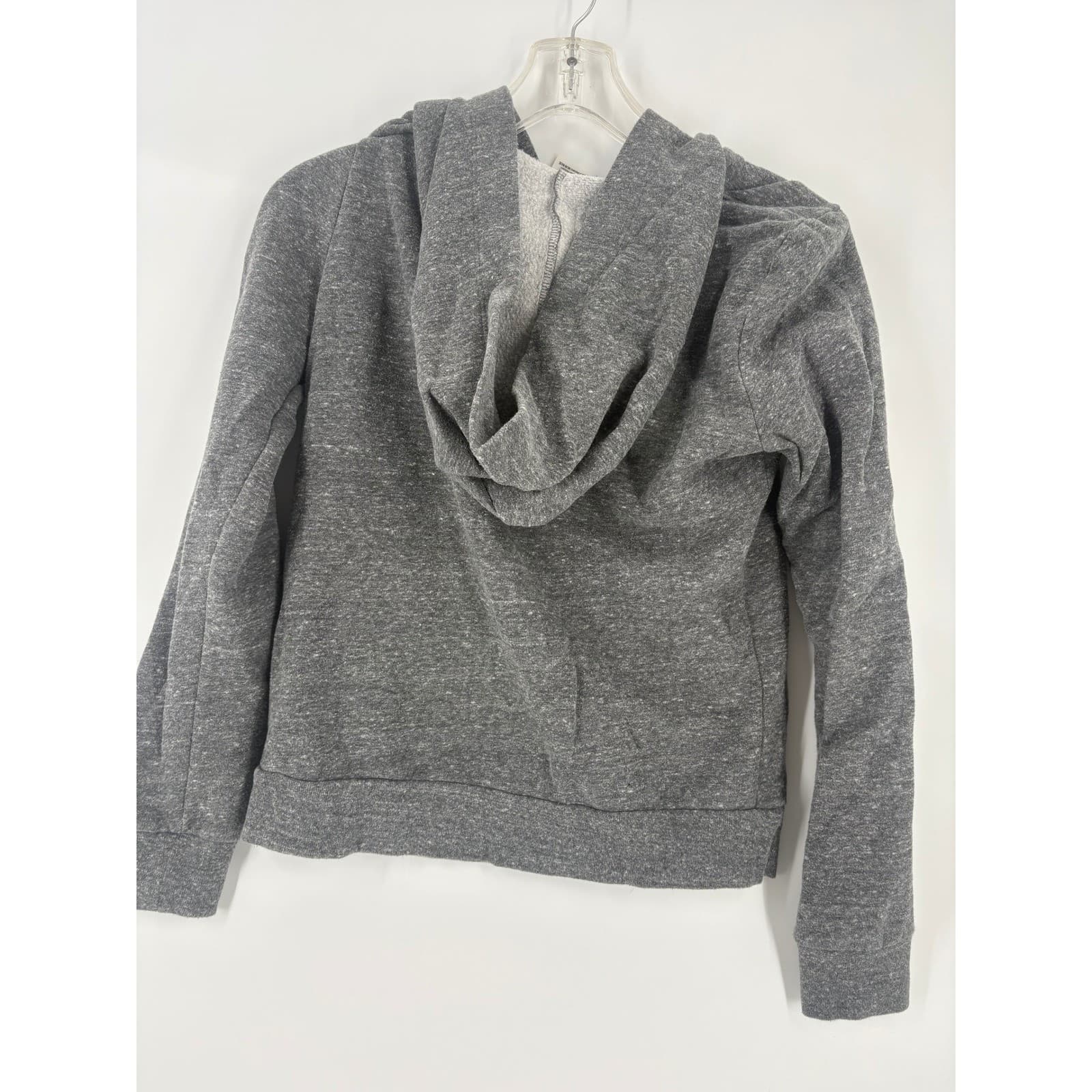 PINK Victoria's Secret Gray Full Zip Hoodie Sweatshirt Women's Size S - Thumbnail 2