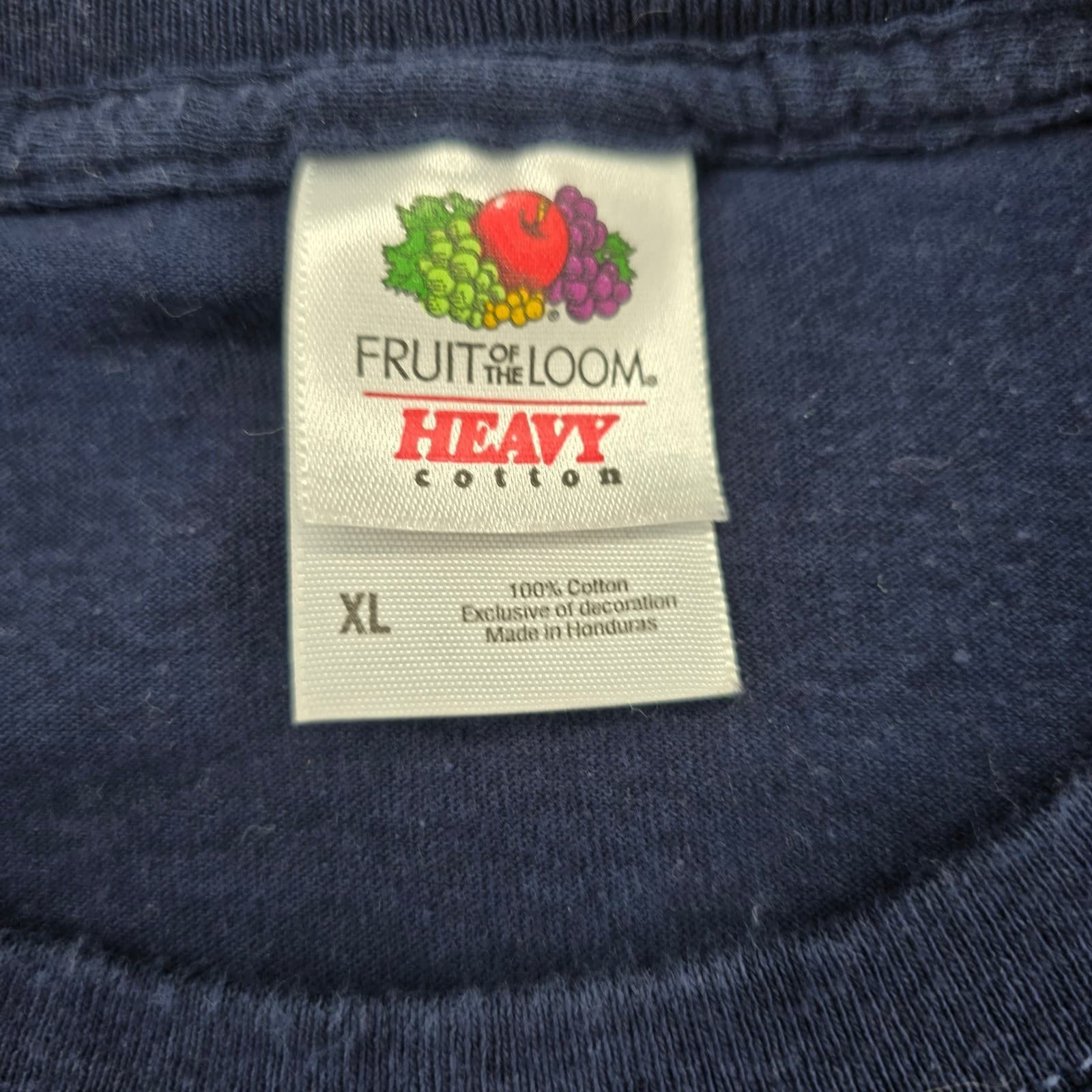 Fruit of the Loom T Shirt Mens XL T-Shirt Navy Blue Myrtle Beach South Carolina - Thumbnail 2