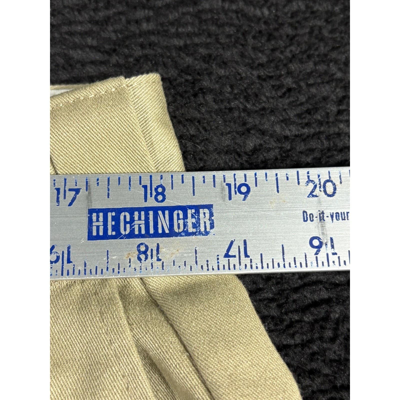 Dickies Mens Beige Work Pants 38x32 Cotton Blend Casual Trousers - Thumbnail 3