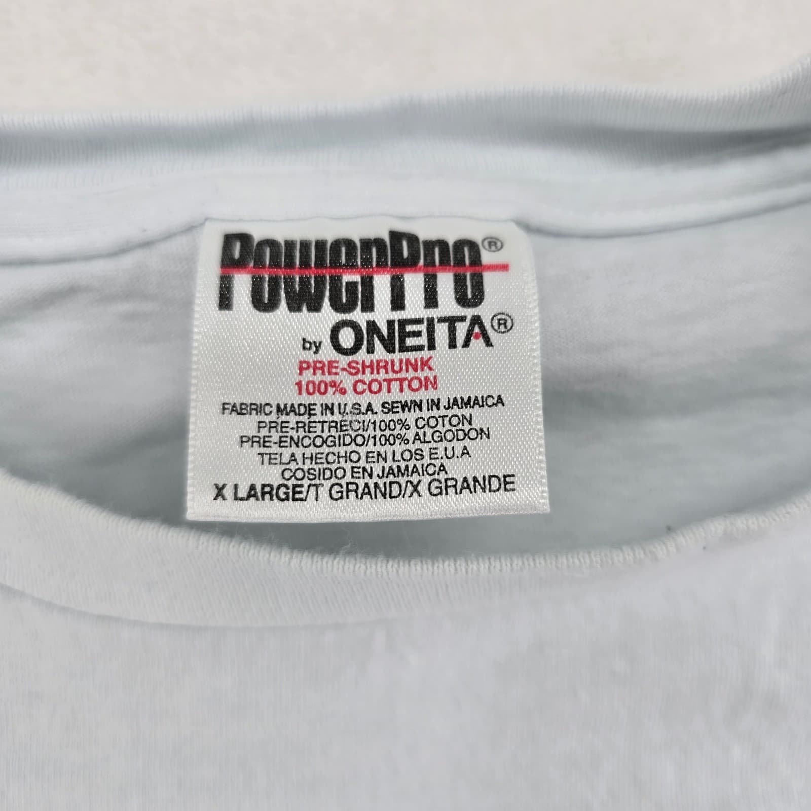 PowerPro Oneita Dilbert Mens XL T-Shirt White The Network Is Down Dogbert Comic - Thumbnail 2