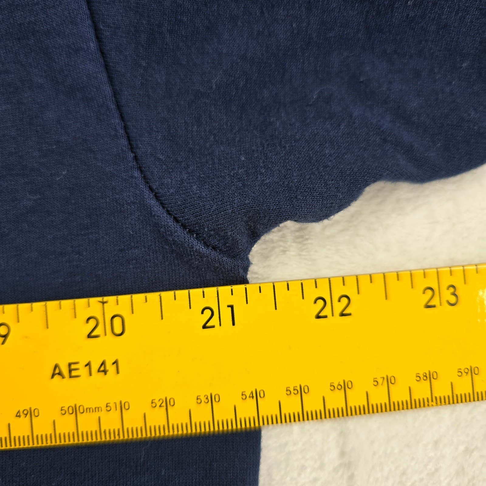 Jerzees T-Shirt Mens Large Tee Navy IBM RAMAC Tools The Right Fit Vintage Promo - Thumbnail 4