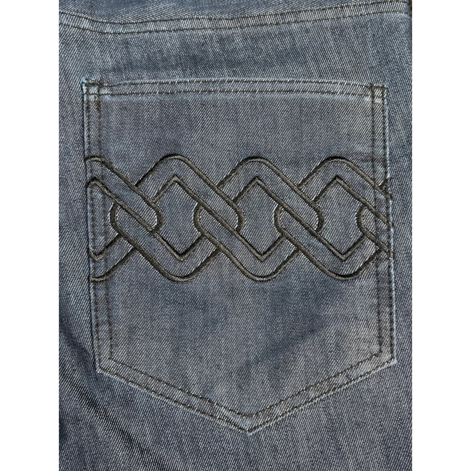 Refuse Denim Jeans Men's Size 36x32 Blue Cotton Casual Everyday Pants - Thumbnail 11