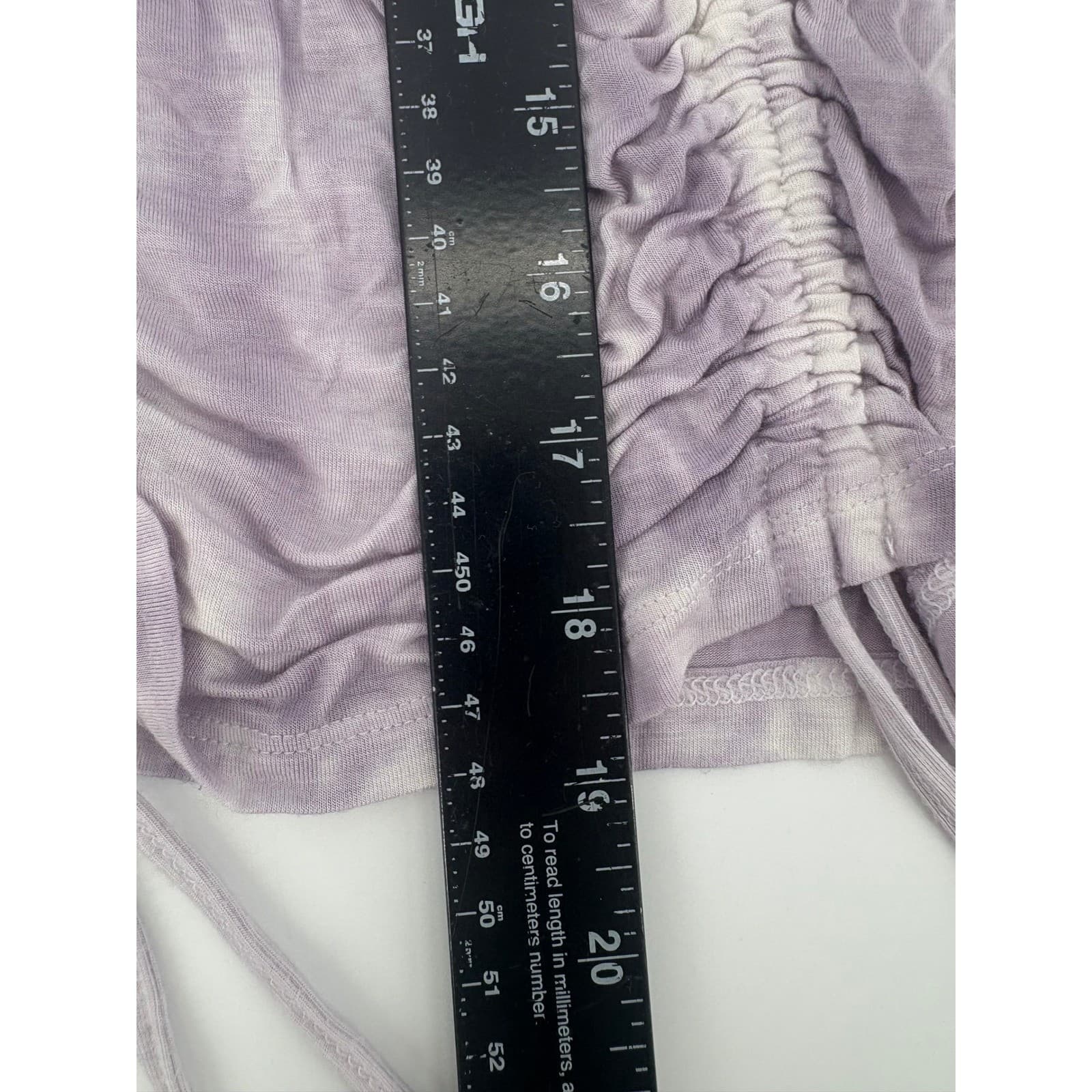 American Eagle Outfitters Soft Sexy Tie Dye Ruched Drawstring Tee Shirt M - Thumbnail 5