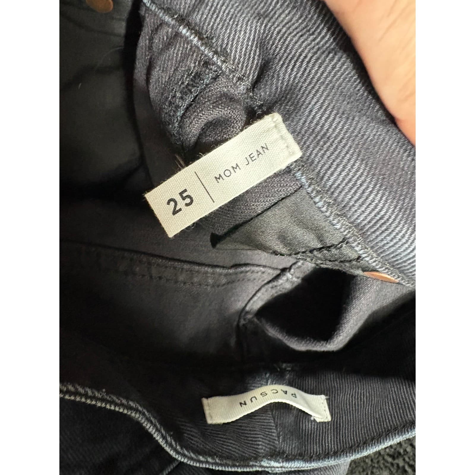 Pacsun Mom Jeans Womens Size 25 Gray Wash High Rise Denim Casual - Thumbnail 4