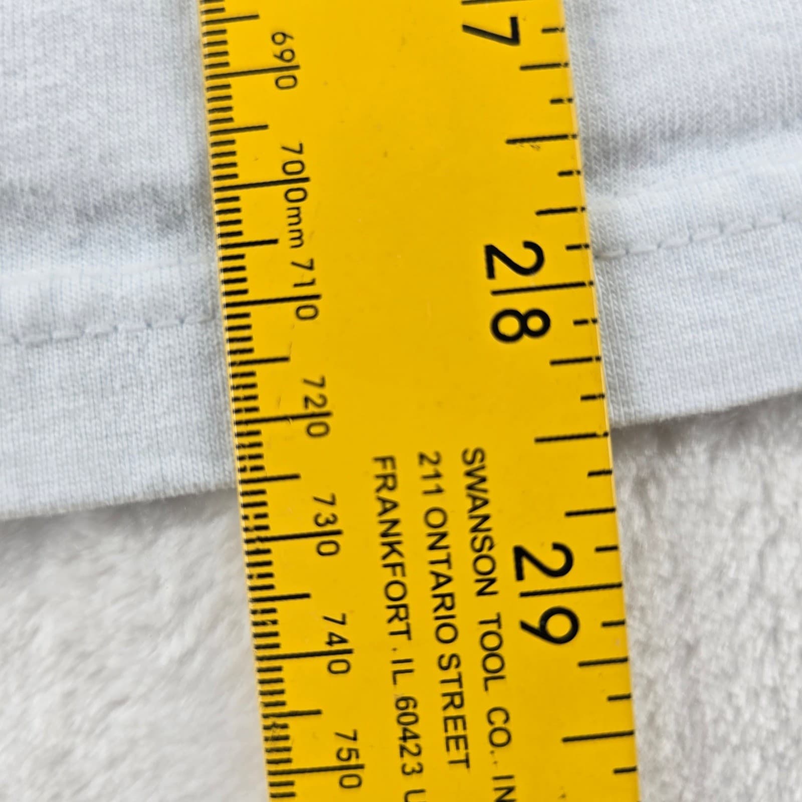 Fruit of the Loom T Shirt Mens L Tee Light Blue Union Camp The Bag Savannah GA - Thumbnail 5