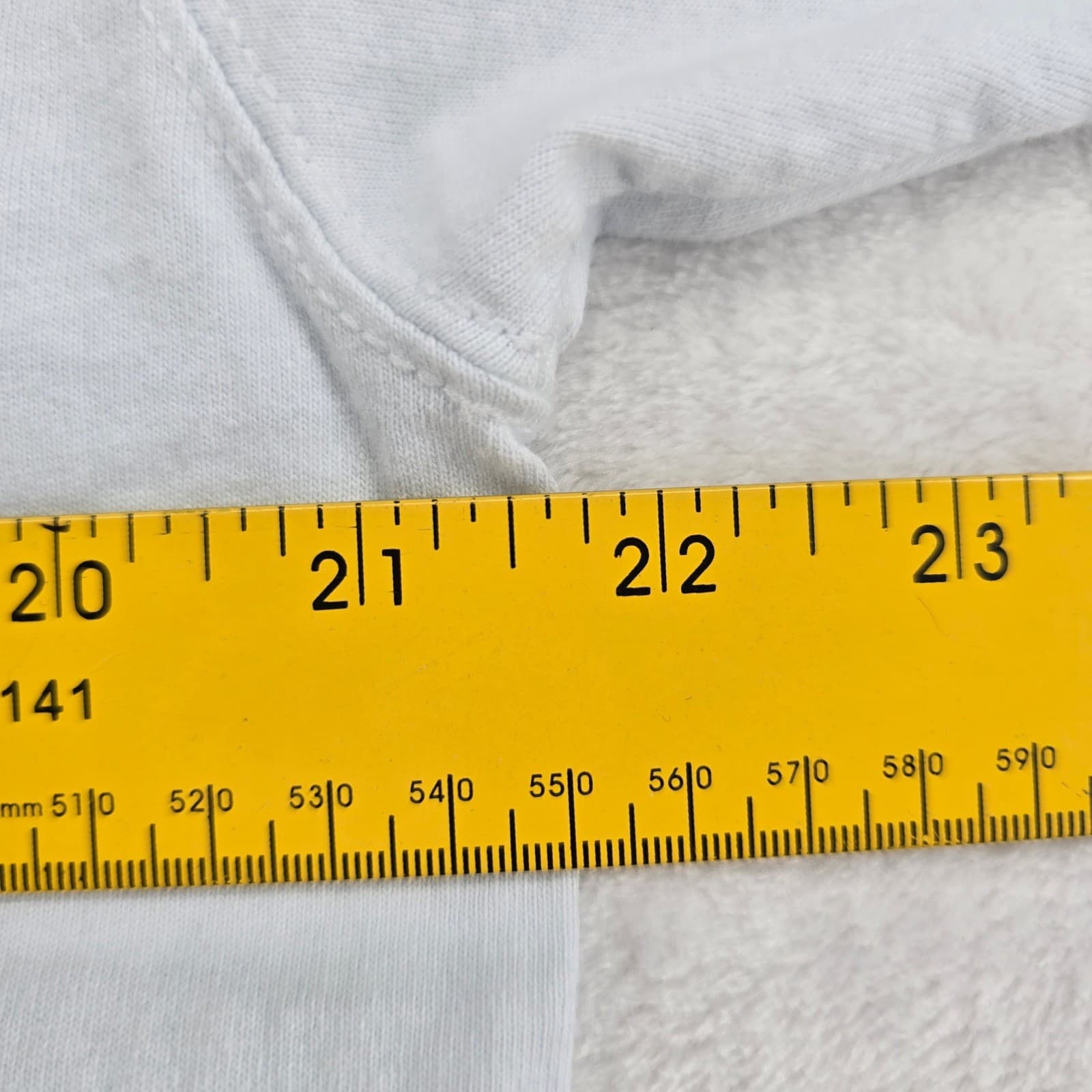 Fruit of the Loom T Shirt Mens L Tee Light Blue Union Camp The Bag Savannah GA - Thumbnail 4