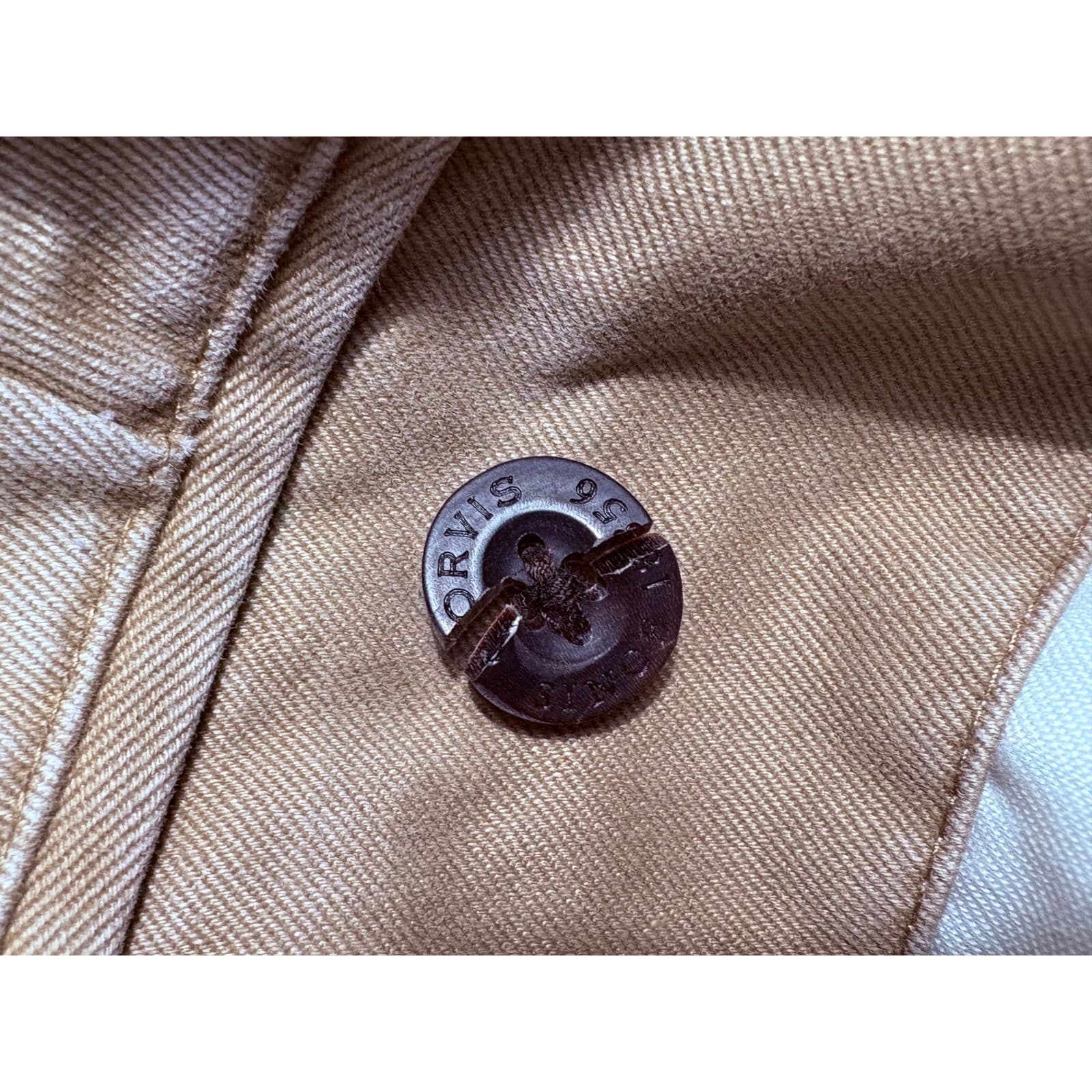 Orvis Mens Khaki Pants Size 35 Cotton Casual Chino Trousers - Thumbnail 10