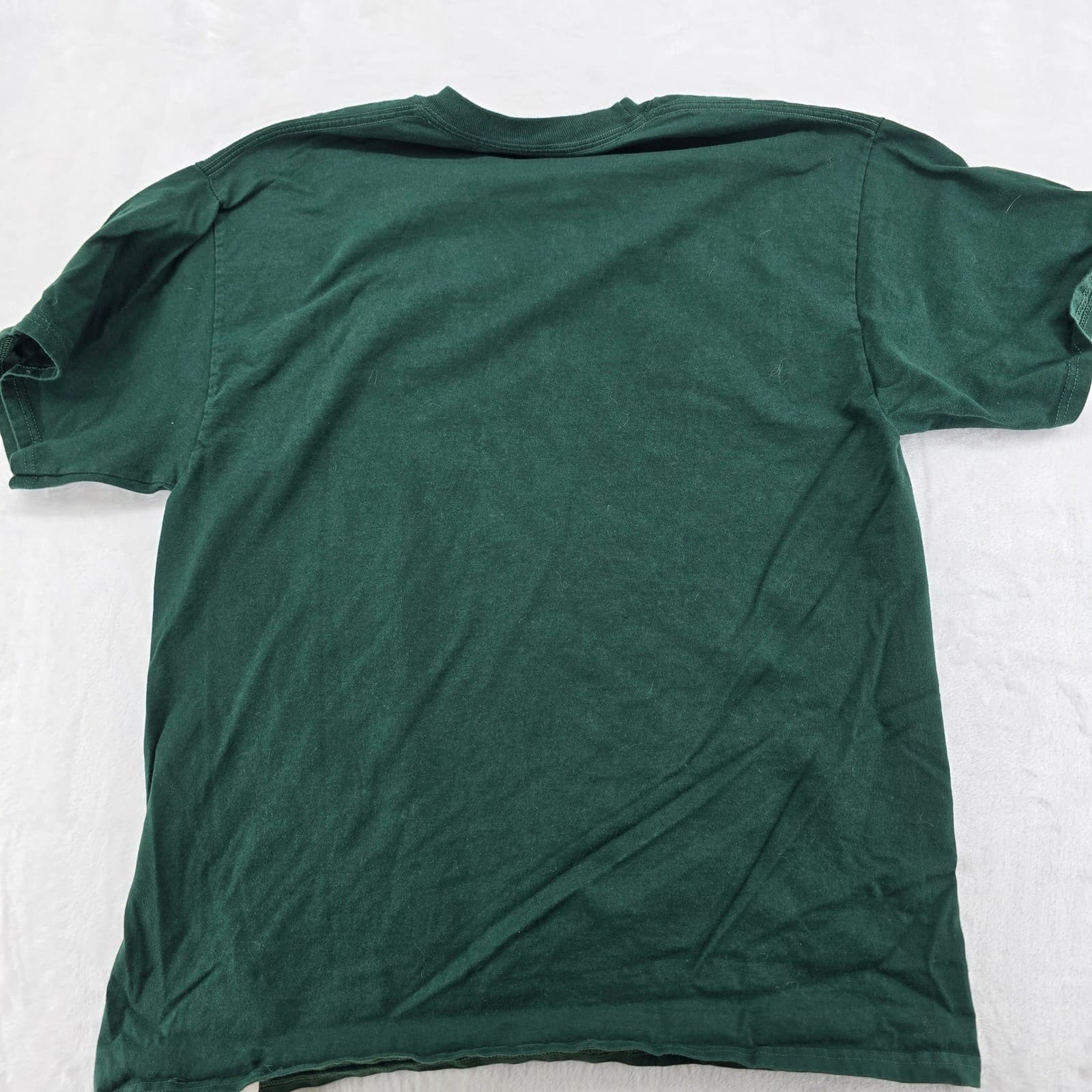 Hanes Beefy-T T-Shirt Mens L Shirt Green Gettysburg Pennsylvania Embroidered Tee - Thumbnail 7