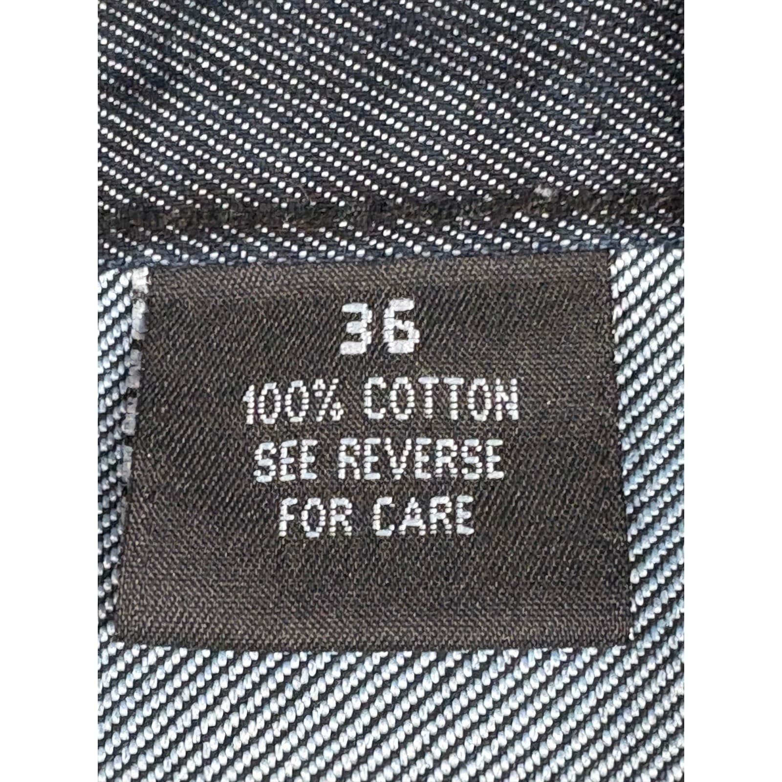 Refuse Denim Jeans Men's Size 36x32 Blue Cotton Casual Everyday Pants - Thumbnail 3