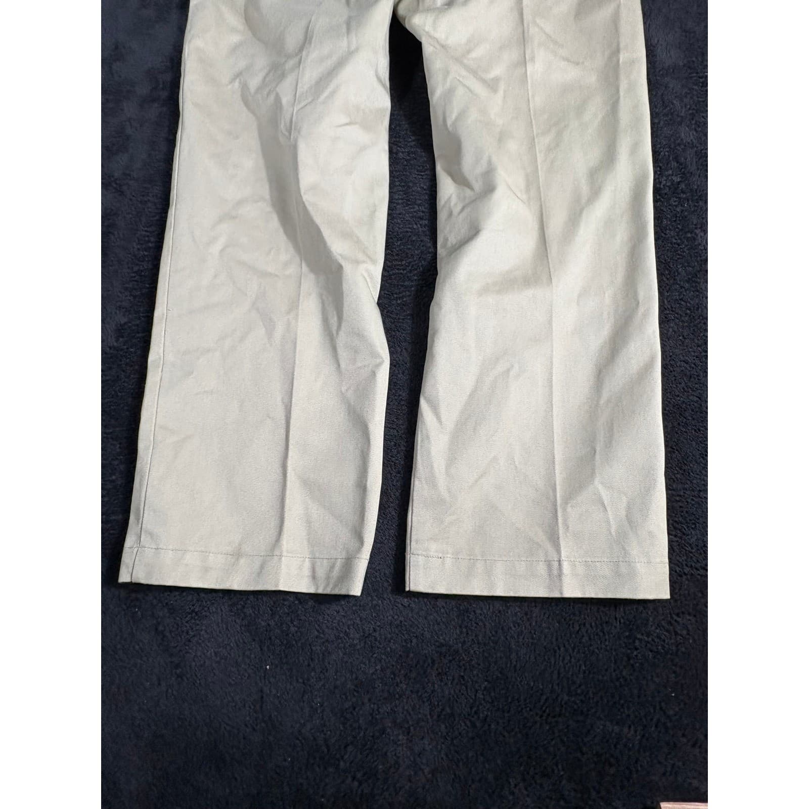 Dickies Mens Beige Work Pants 38x32 Cotton Blend Casual Trousers - Thumbnail 7