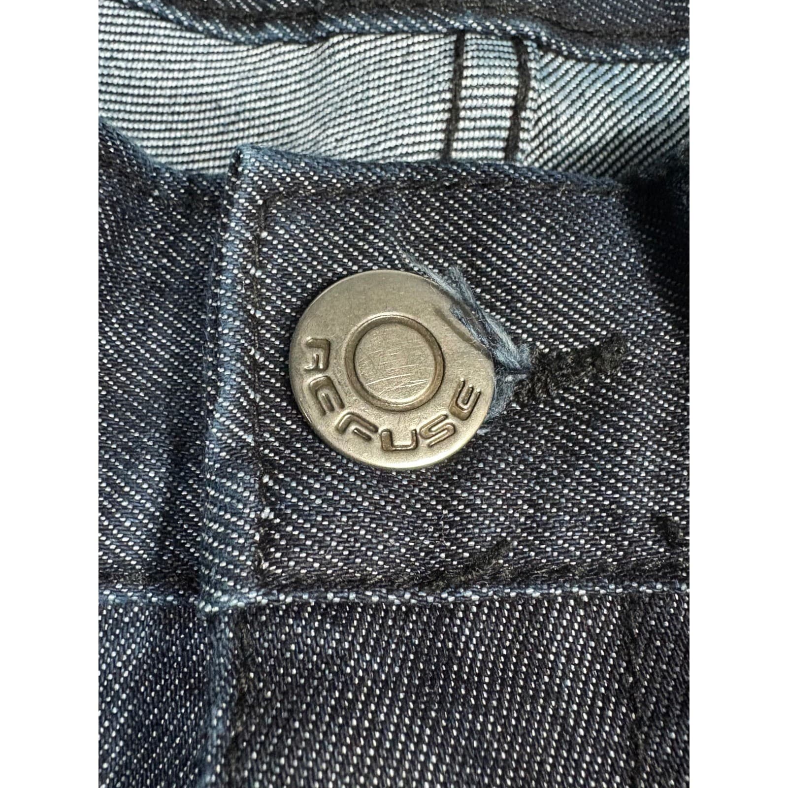 Refuse Denim Jeans Men's Size 36x32 Blue Cotton Casual Everyday Pants - Thumbnail 9