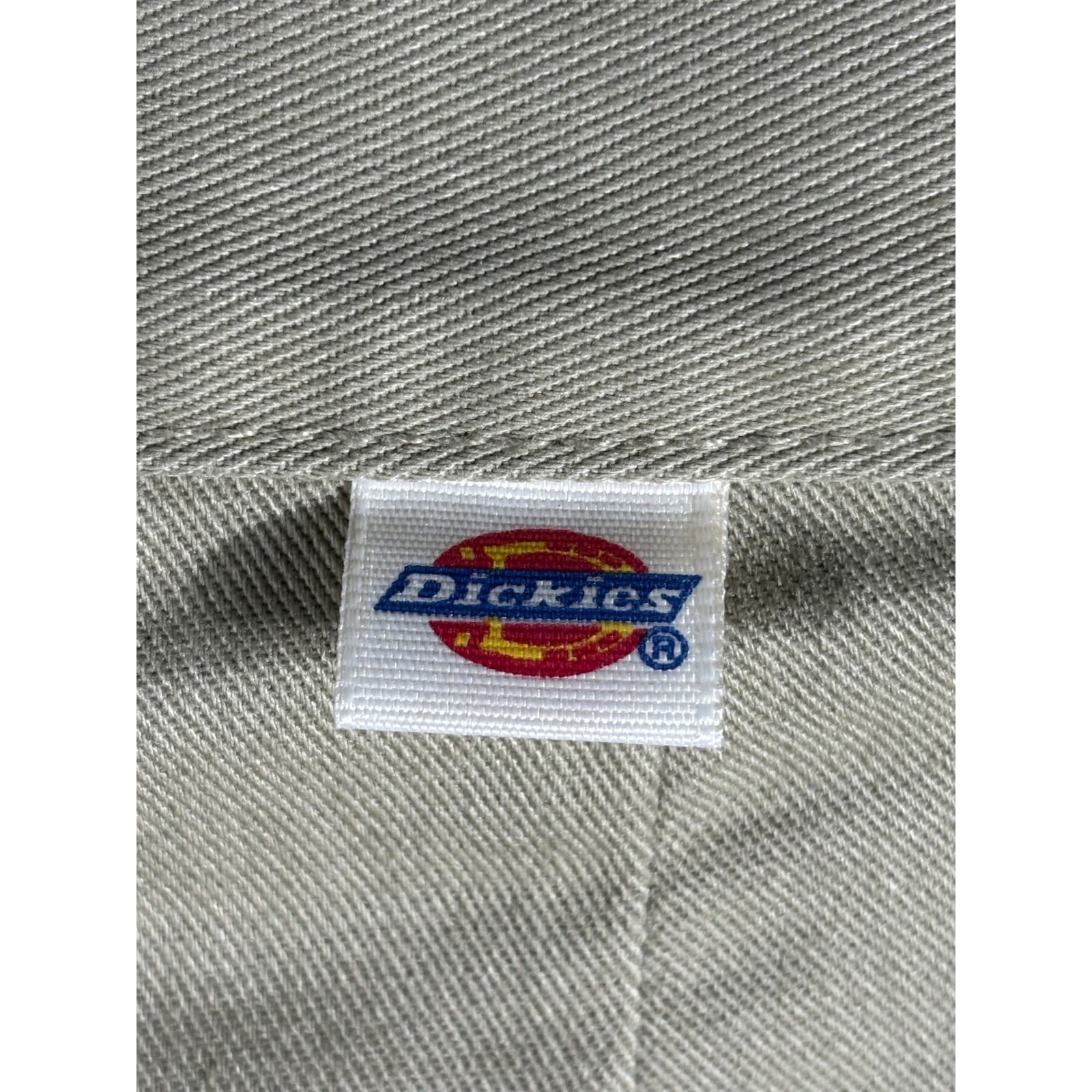 Dickies Mens Beige Work Pants 38x32 Cotton Blend Casual Trousers - Thumbnail 6