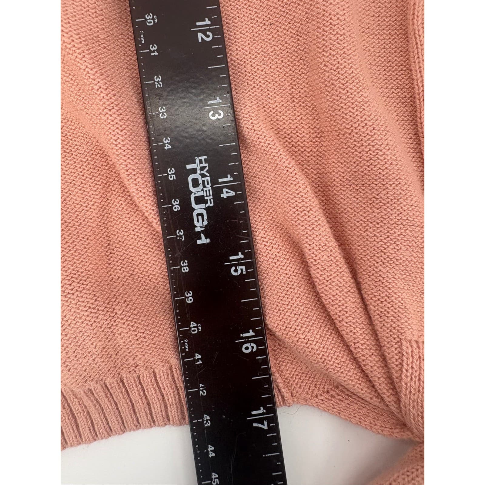 Hollister Womens Cropped Tie Front V Neck Sweater Dusty Rose Size S - Thumbnail 5