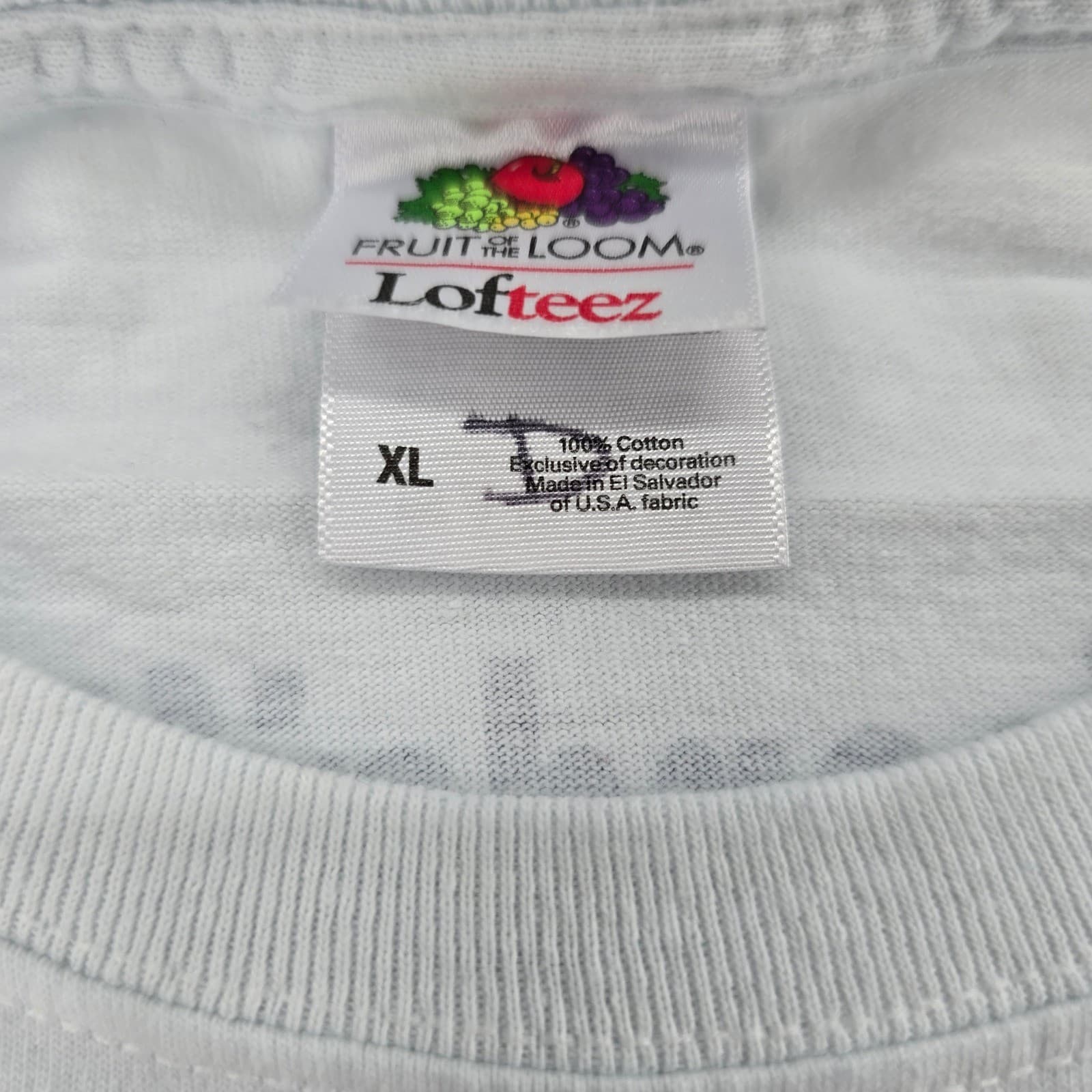 Fruit of the Loom T-Shirt Mens XL Tee Light Blue Lands End Bailey Island Maine - Thumbnail 3