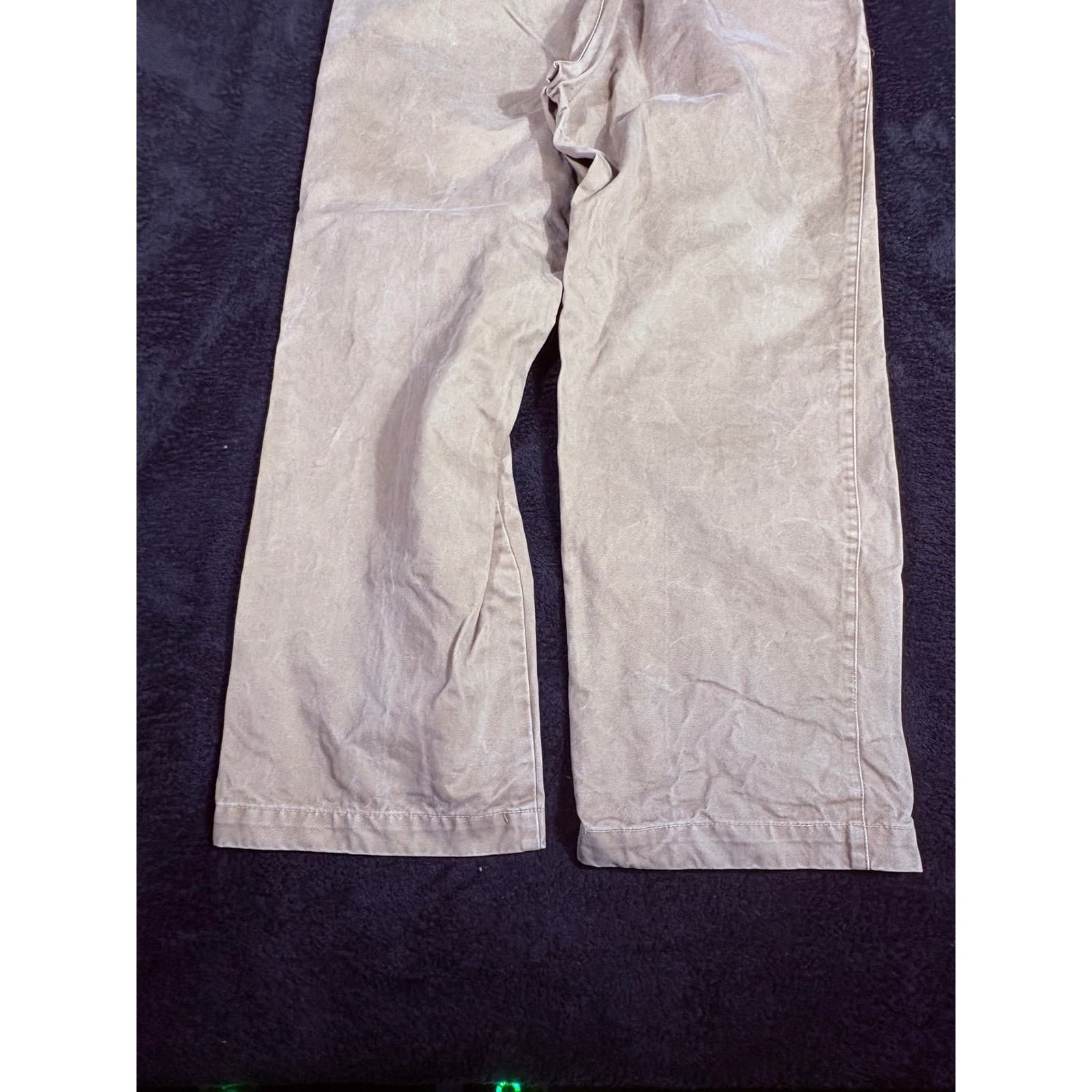 Orvis Mens Khaki Pants Size 35 Cotton Casual Chino Trousers - Thumbnail 12