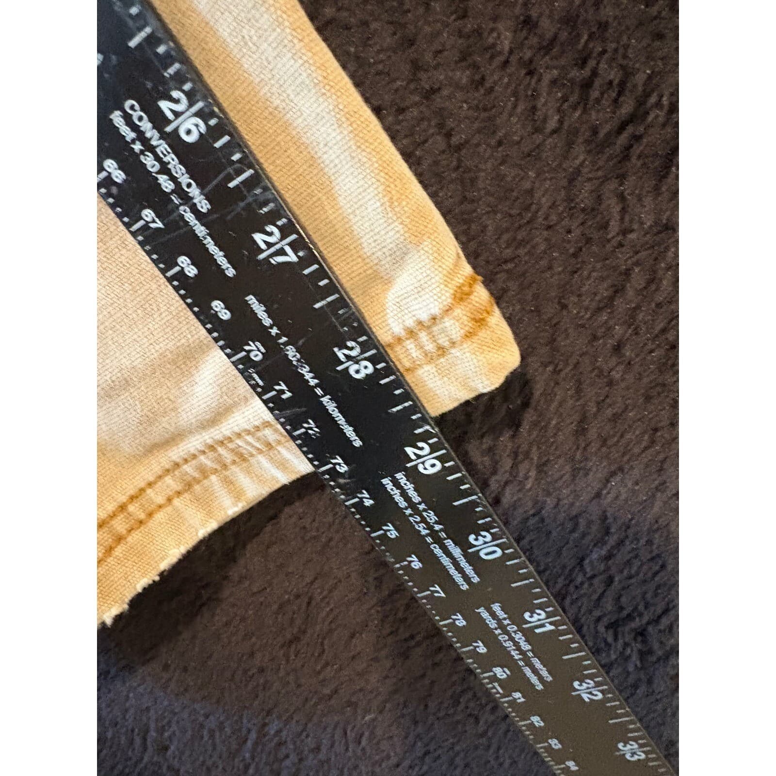 Walls Work Pants Mens XL Beige Insulated Flannel Lined Carpenter Style XL - Thumbnail 3