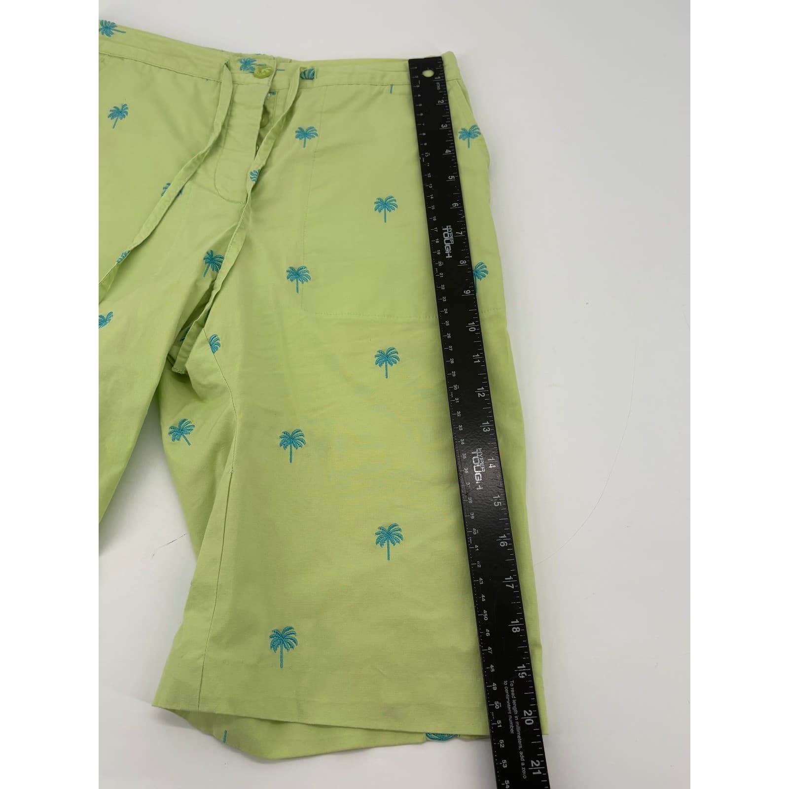 Lilly Pulitzer Palm Tree Shorts Women's Size 2 Green Casual Beach Resort - Thumbnail 4
