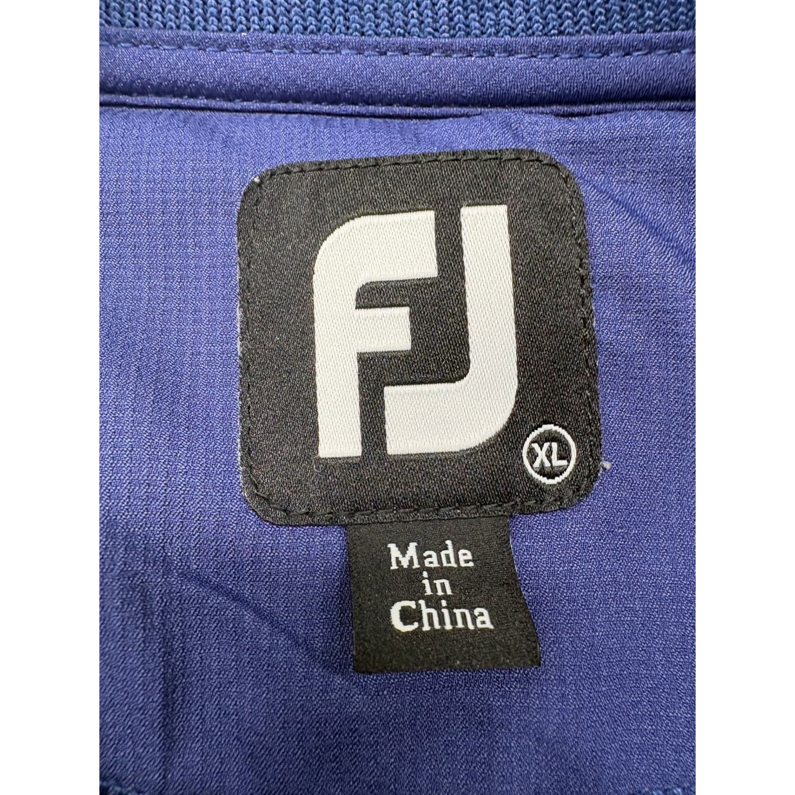 FootJoy Jacket Mens XL Full Zip Blue PGA Member Professional Golf Outerwear - Thumbnail 2