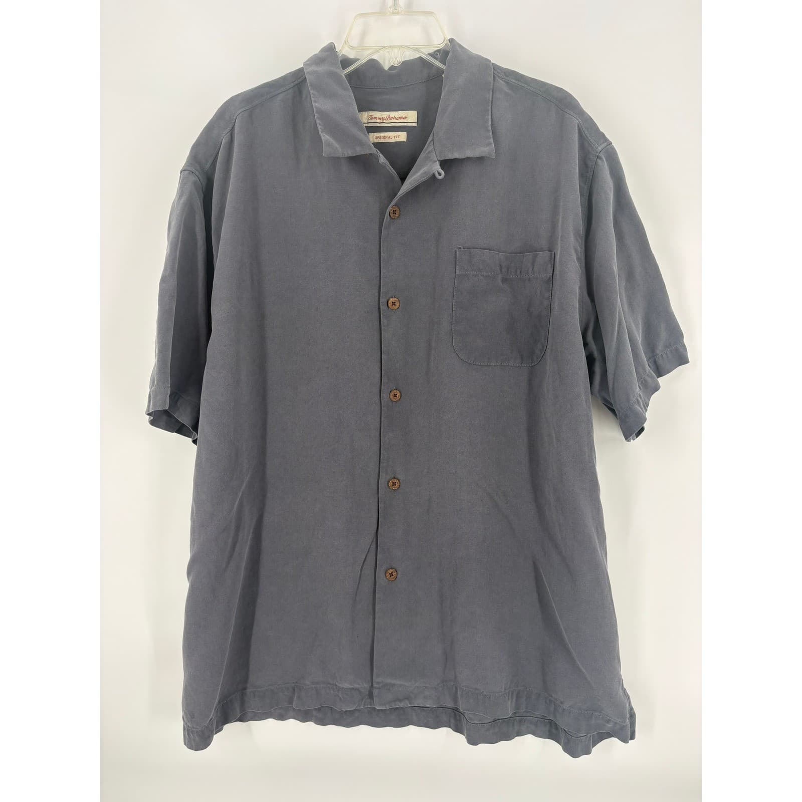 Tommy Bahama Silk Original Fit Button Up Short Sleeve Shirt Mens XXL