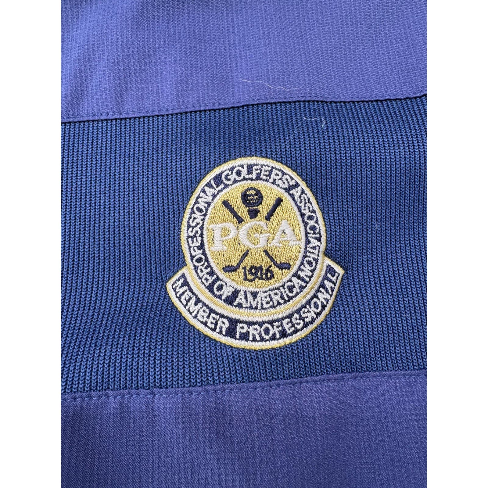 FootJoy Jacket Mens XL Full Zip Blue PGA Member Professional Golf Outerwear - Thumbnail 3