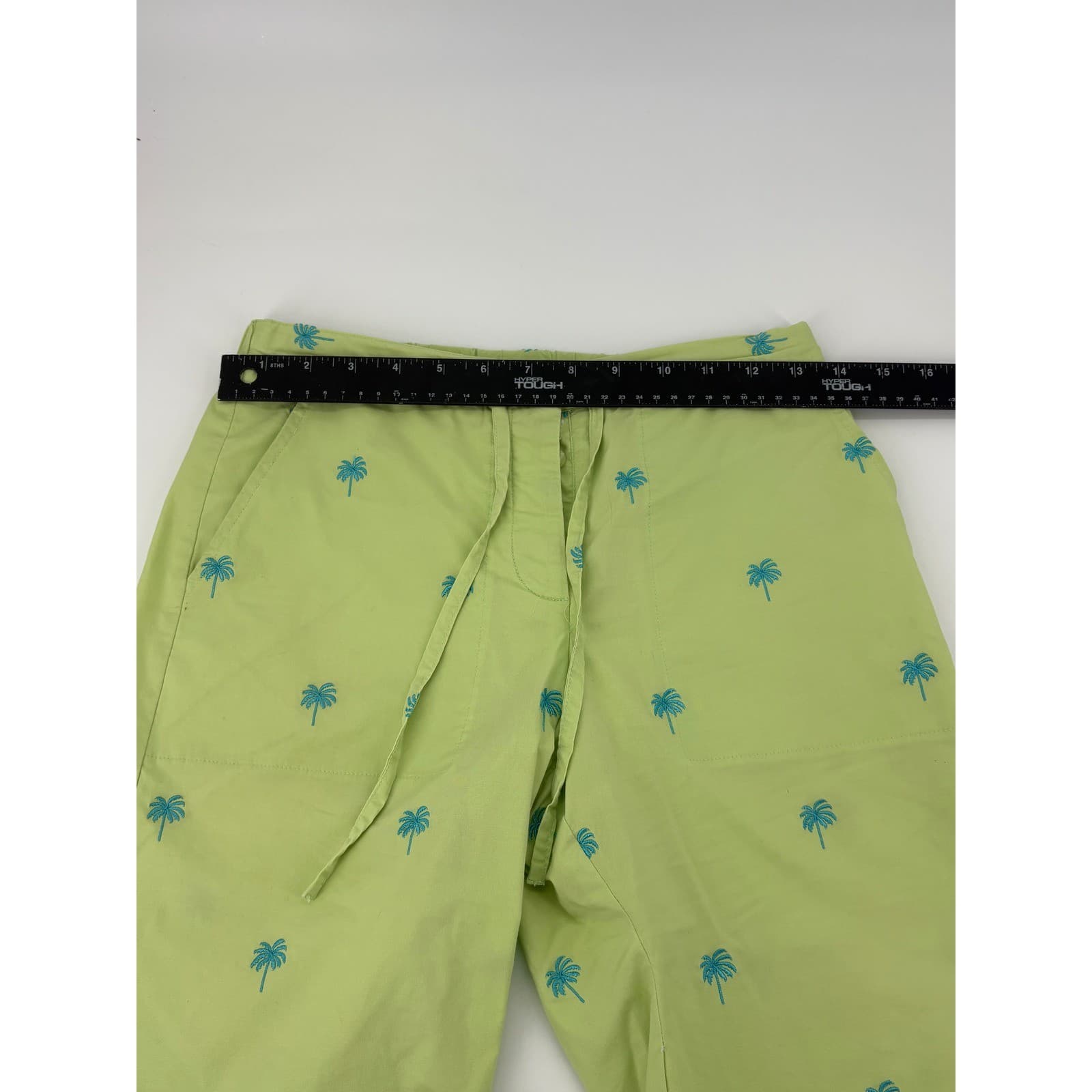 Lilly Pulitzer Palm Tree Shorts Women's Size 2 Green Casual Beach Resort - Thumbnail 3