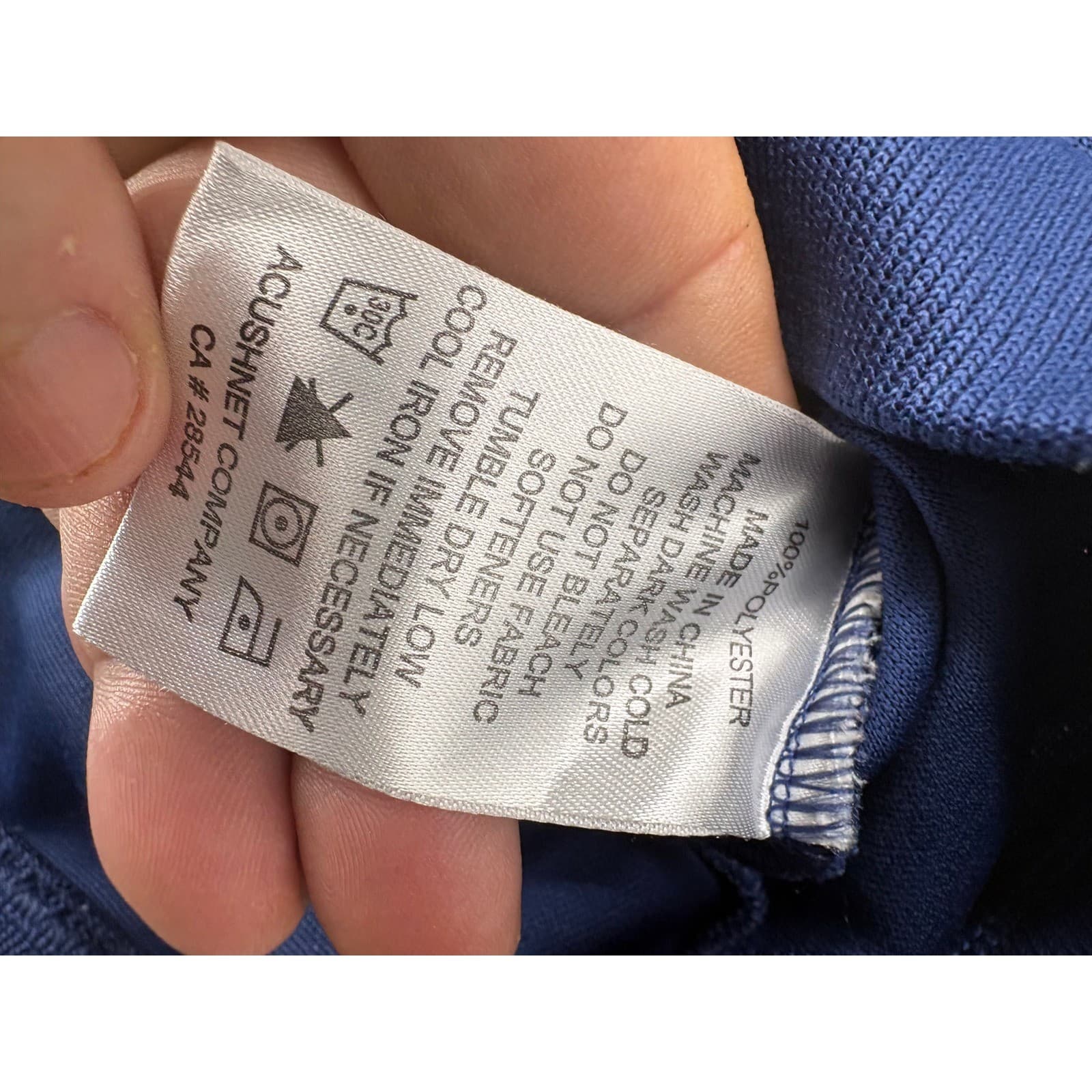 FootJoy Jacket Mens XL Full Zip Blue PGA Member Professional Golf Outerwear - Thumbnail 4