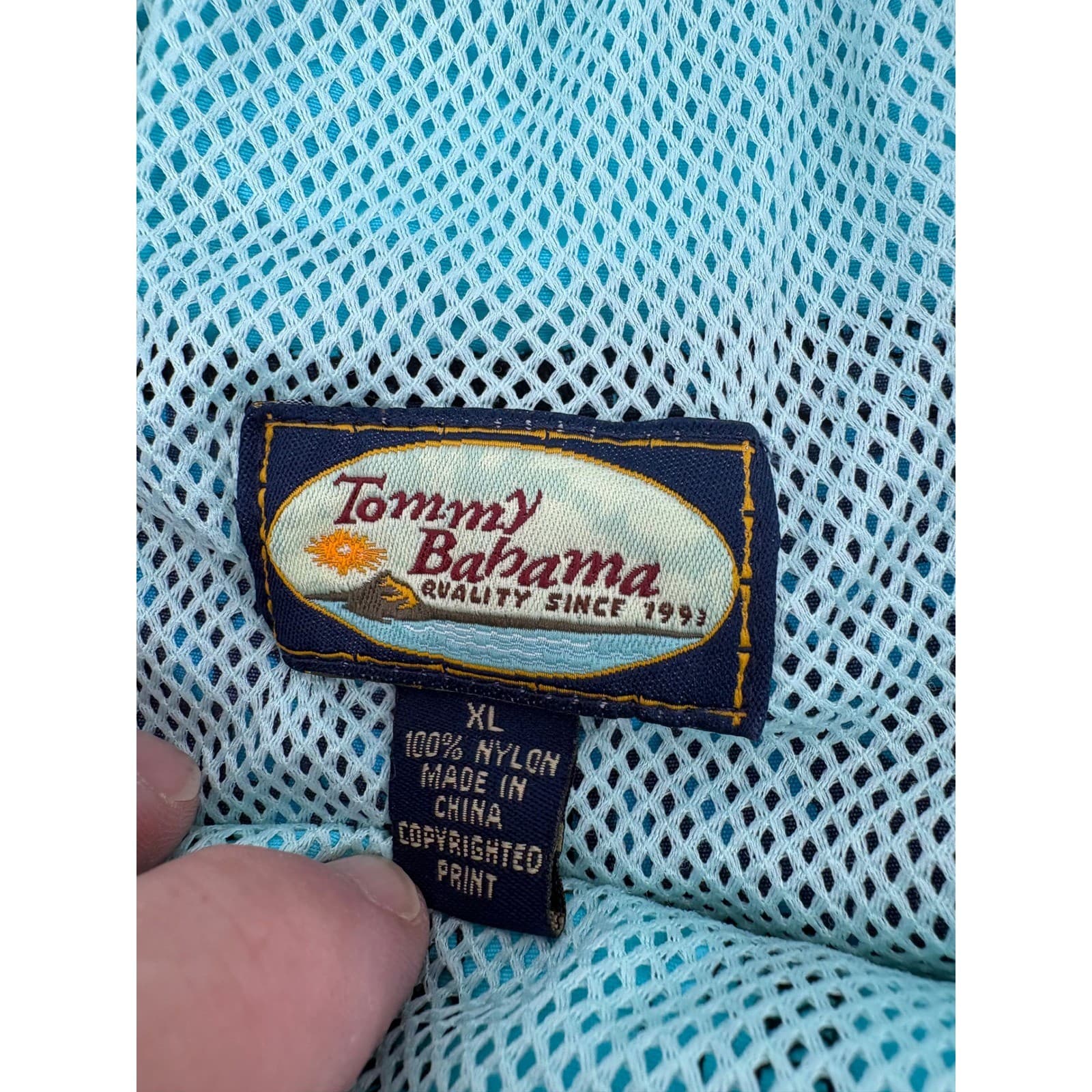Tommy Bahama Swim Trunks XL Turquoise Blue Floral Board Shorts NWT - Thumbnail 2