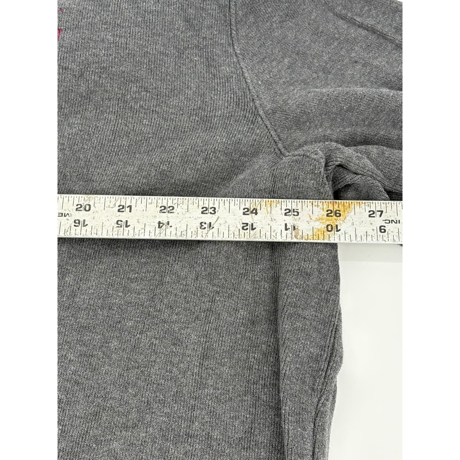Polo Ralph Lauren XXL Mens Gray 1/4 Zip Long Sleeve Pullover Sweatshirt - Thumbnail 5