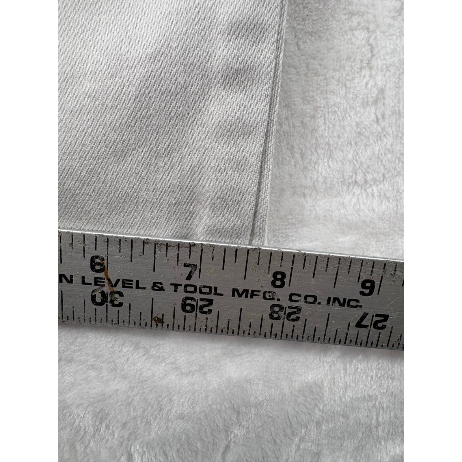 Blair Jeans Womens 14PS Straight Leg White Gray Bundle Lot 3 Pairs Denim Pants - Thumbnail 9