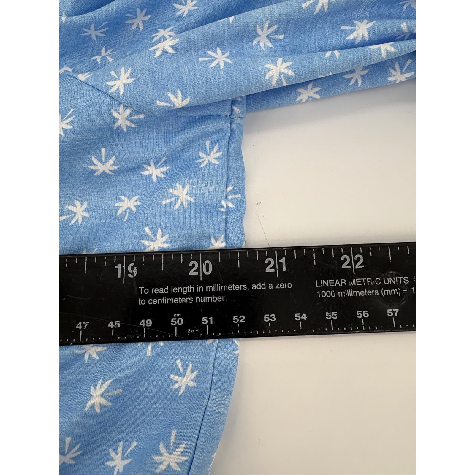 Johnnie O Womens Long Sleeve Quarter Zip Golf Pullover Shirt Blue Print Size 16 - Thumbnail 5