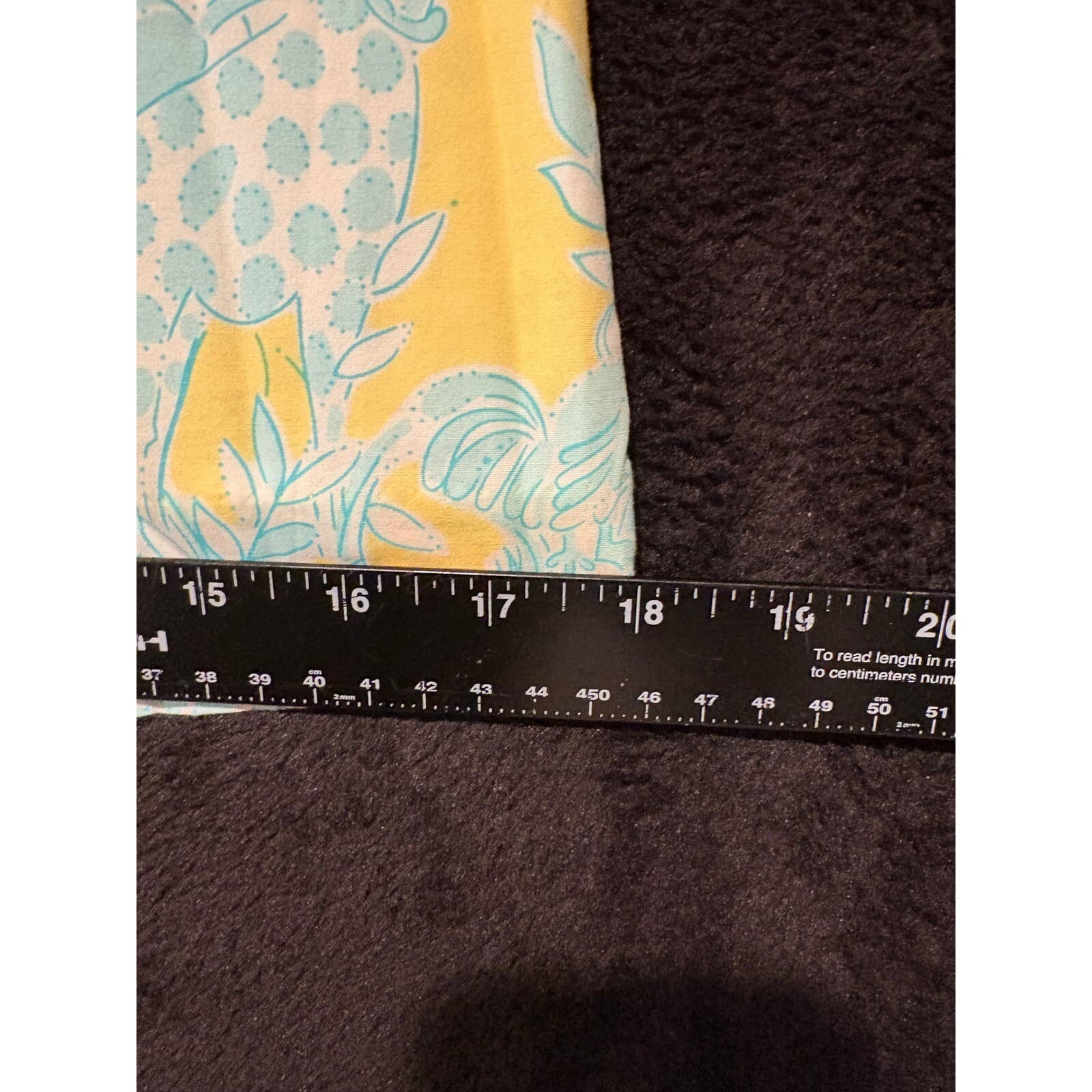 Lilly Pulitzer Skirt 0 Yellow Aqua Safari Animal Print Cotton Jungle Lined - Thumbnail 6