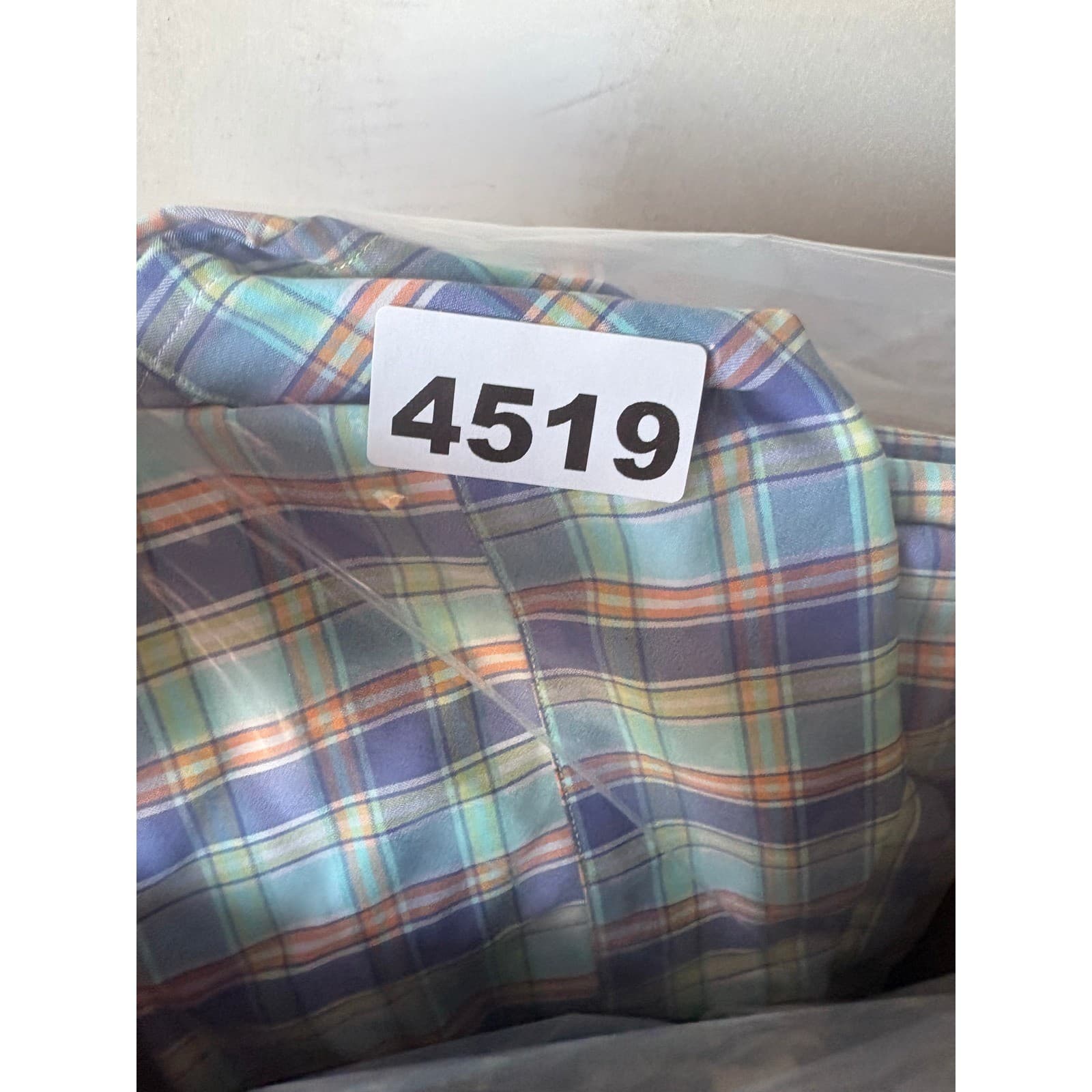 Peter Millar Summer Comfort XXL Plaid Button Down Long Sleeve Shirt - Thumbnail 4