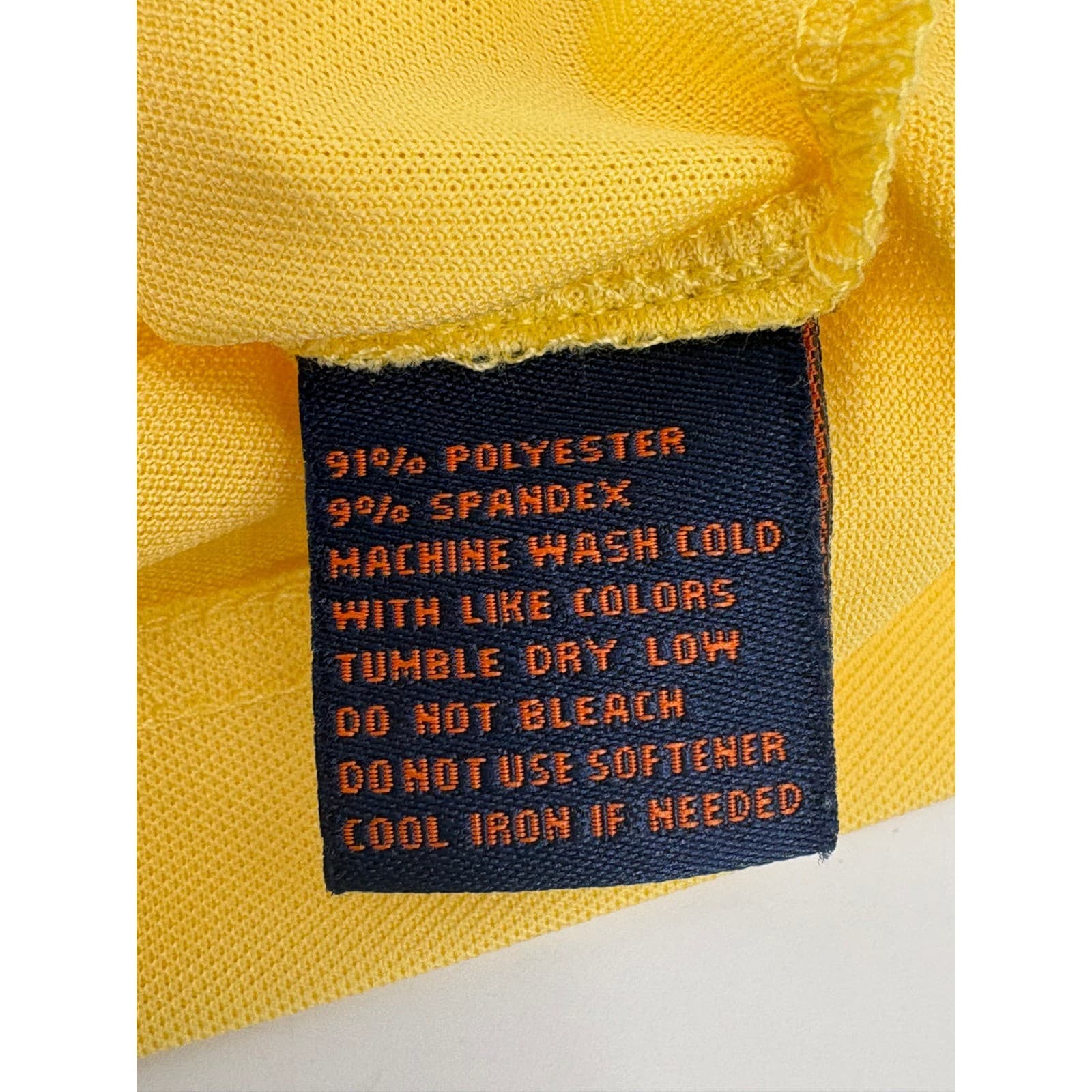 Donald Ross Sport Polo Mens L Shirt Yellow National Senior Amateur Hall of Fame - Thumbnail 7