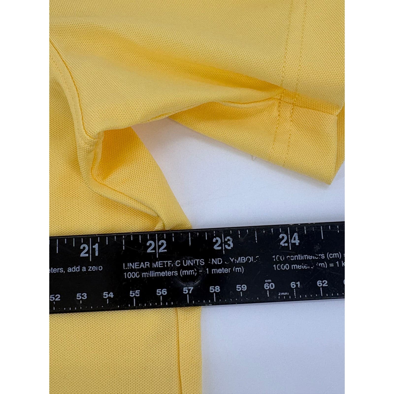 Donald Ross Sport Polo Mens L Shirt Yellow National Senior Amateur Hall of Fame - Thumbnail 8