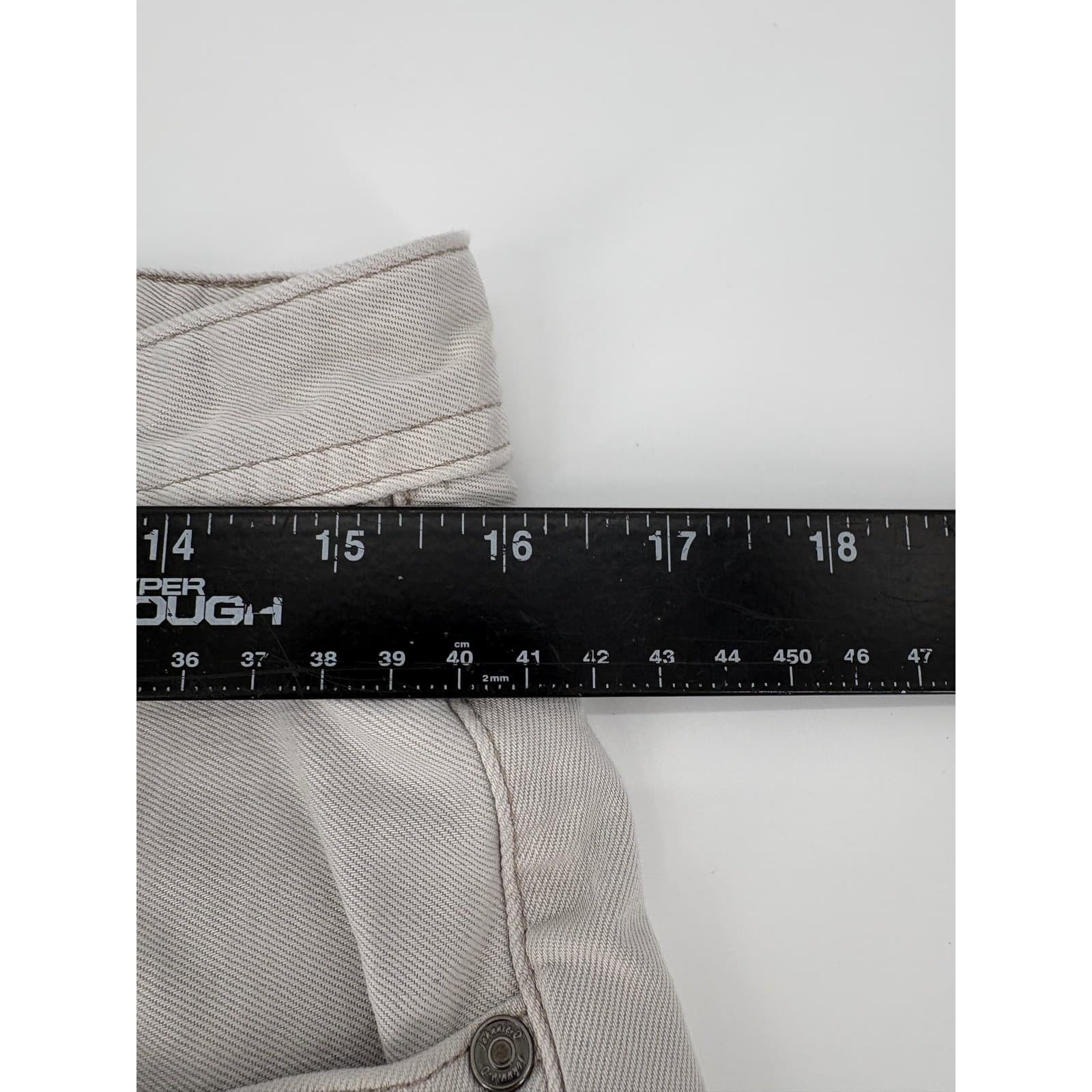 Johnnie-O Men's Light Gray Casual Relaxed Fit Chinos Pants Size 32x29 - Thumbnail 4