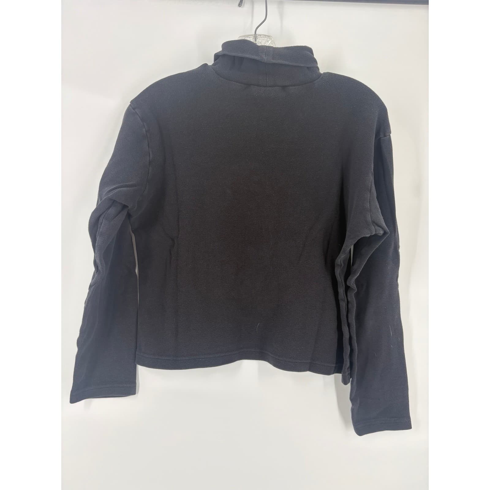 Taylor Lane Black Long Sleeve Turtleneck Top Women's Size Medium - Thumbnail 2
