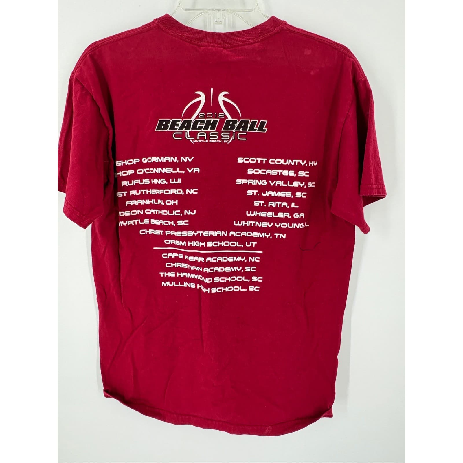 2012 Beach Ball Classic Basketball T Shirt Gildan Heavy Cotton Size Medium - Thumbnail 4