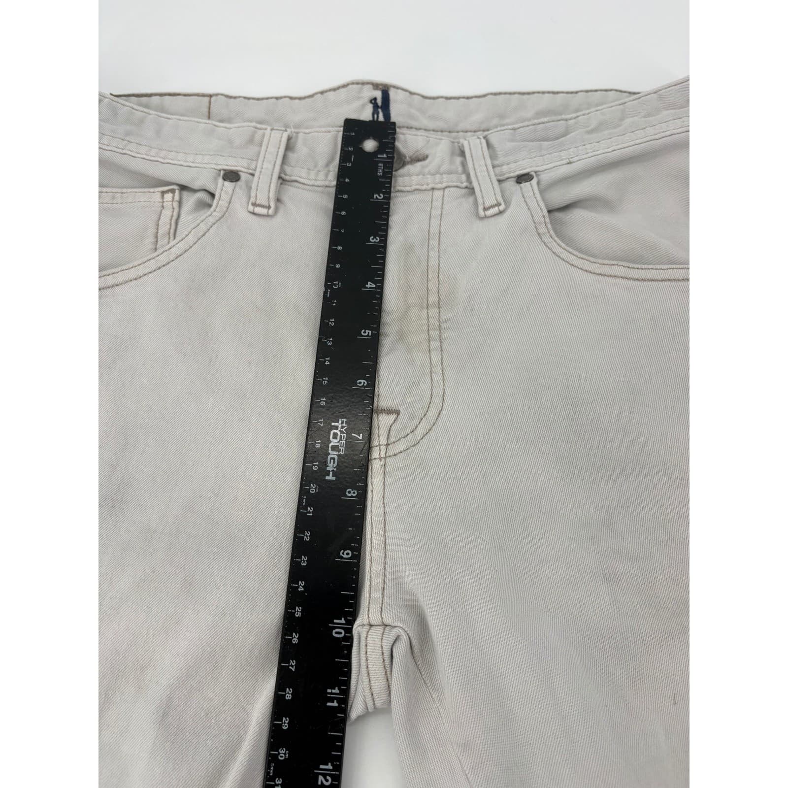 Johnnie-O Men's Light Gray Casual Relaxed Fit Chinos Pants Size 32x29 - Thumbnail 5