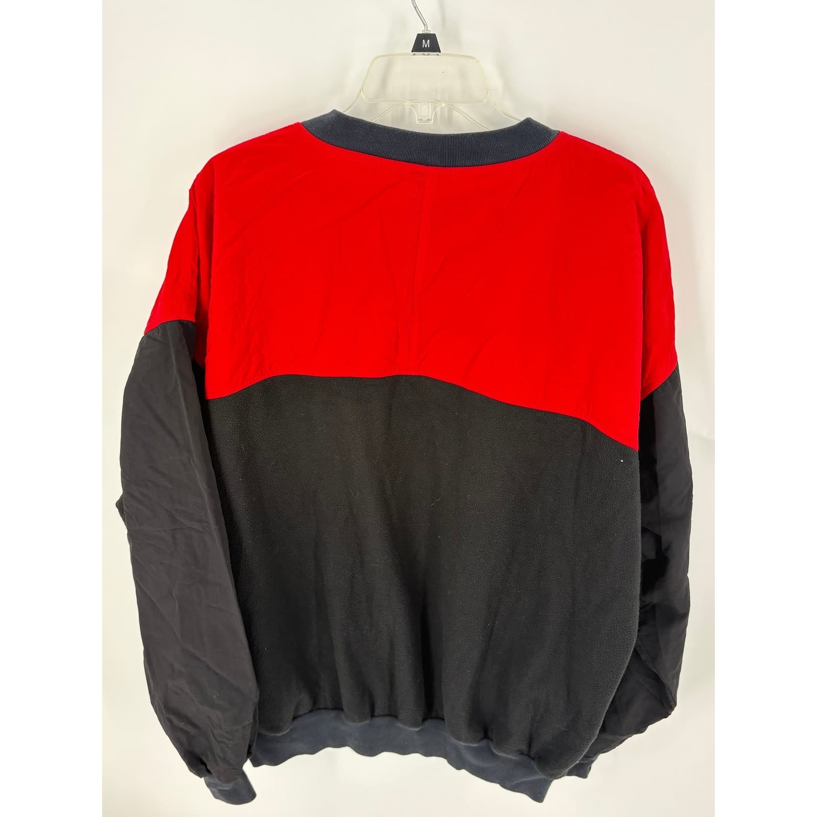 Beach Ball Classic Basketball Sweatshirt Red Black Mens XLarge Made in USA - Thumbnail 5