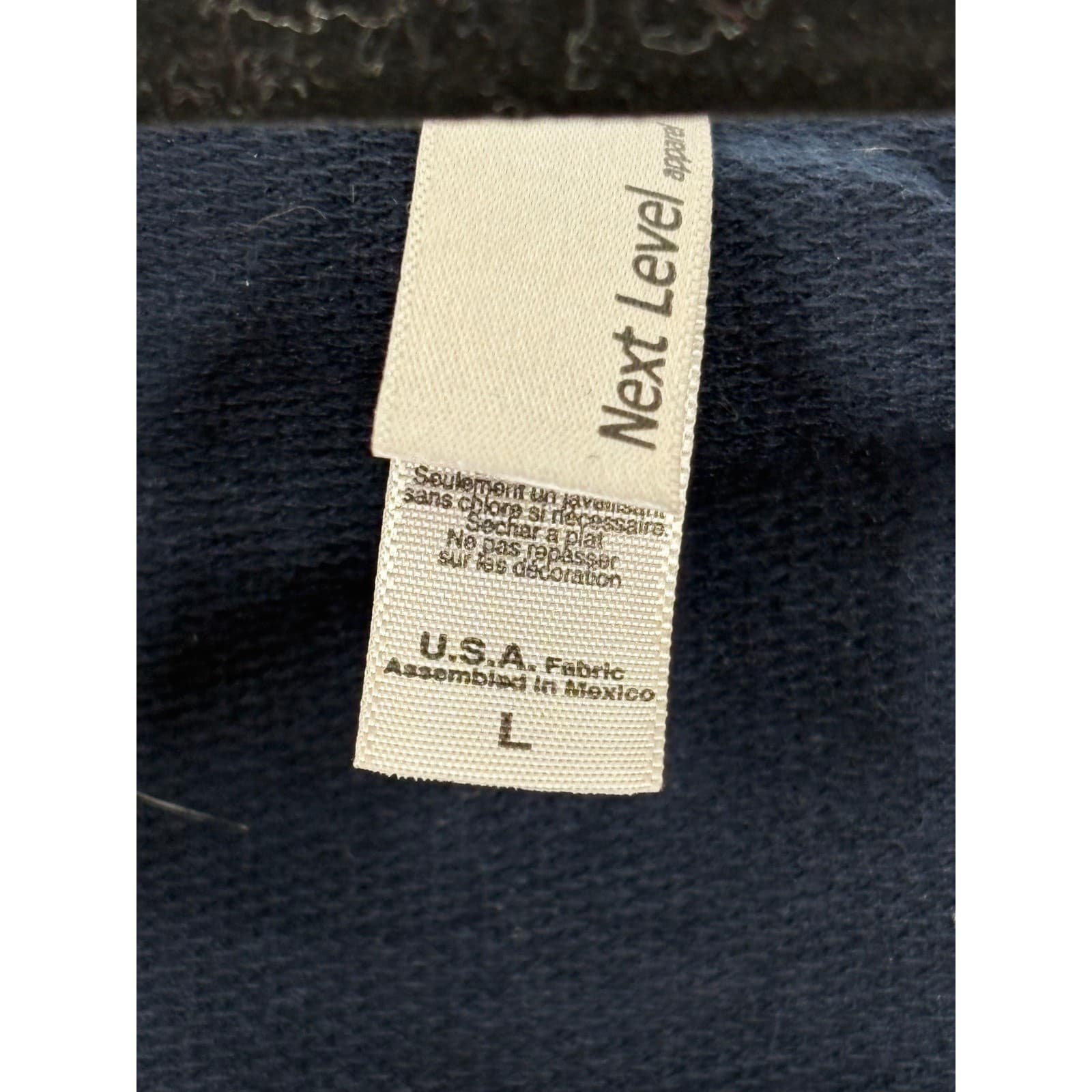 Next Level Apparel Seahorse Graphic Navy Blue Pullover shirt * - Thumbnail 2