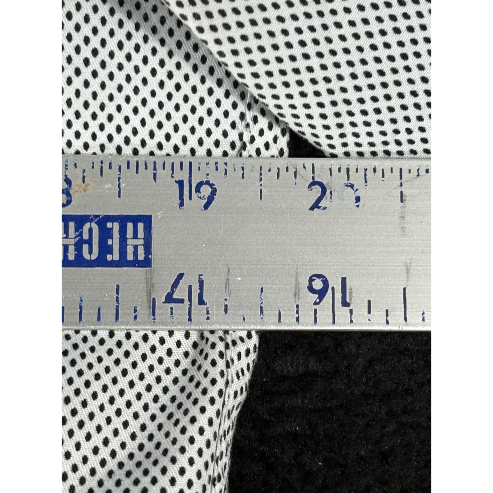 Black Label by Ruffini Dress Shirt Mens M Slim Fit Patterned Italy - Thumbnail 3