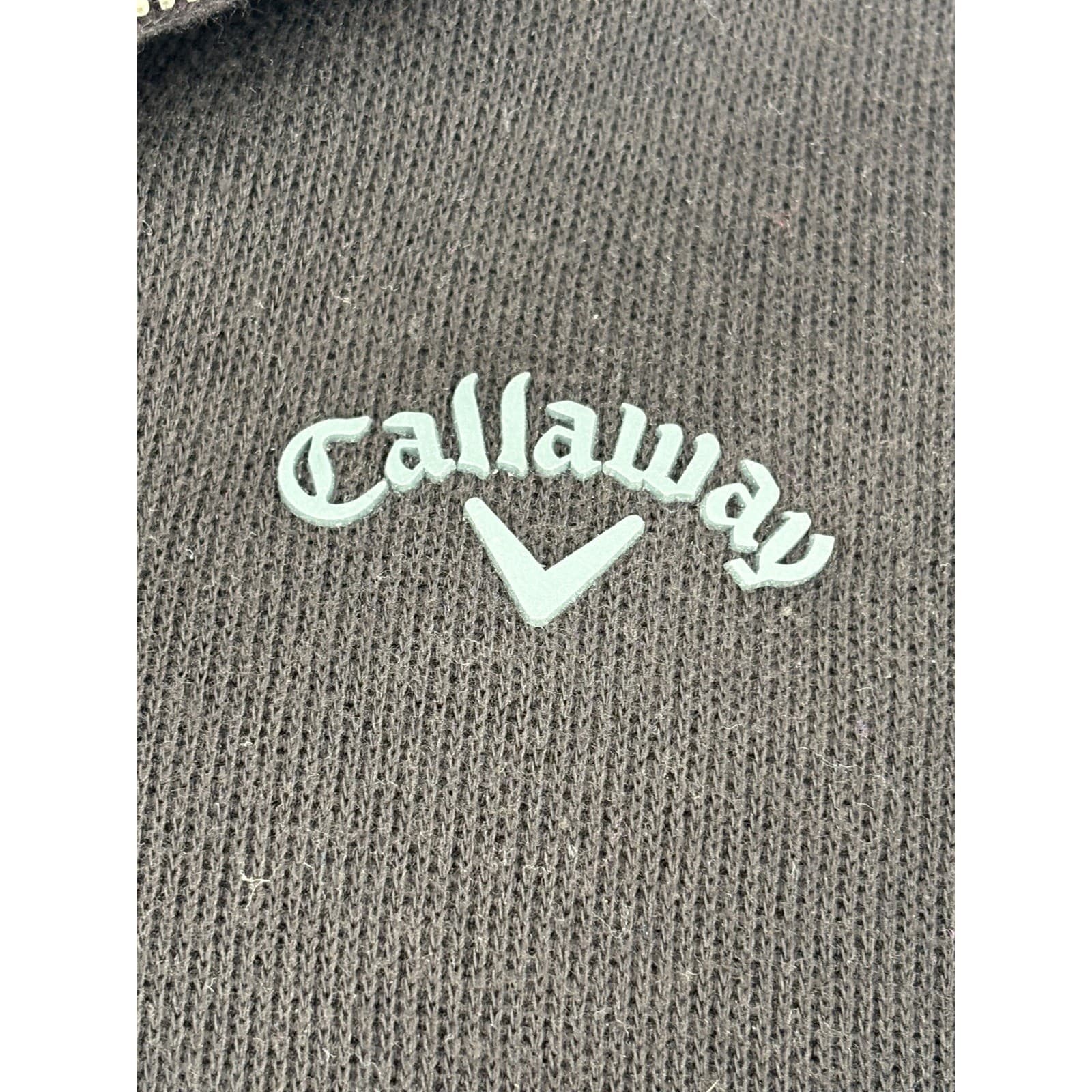 Callaway Mens Brown Long Sleeve 1/4 Zip Golf Pullover Sweatshirt - Large - Thumbnail 5