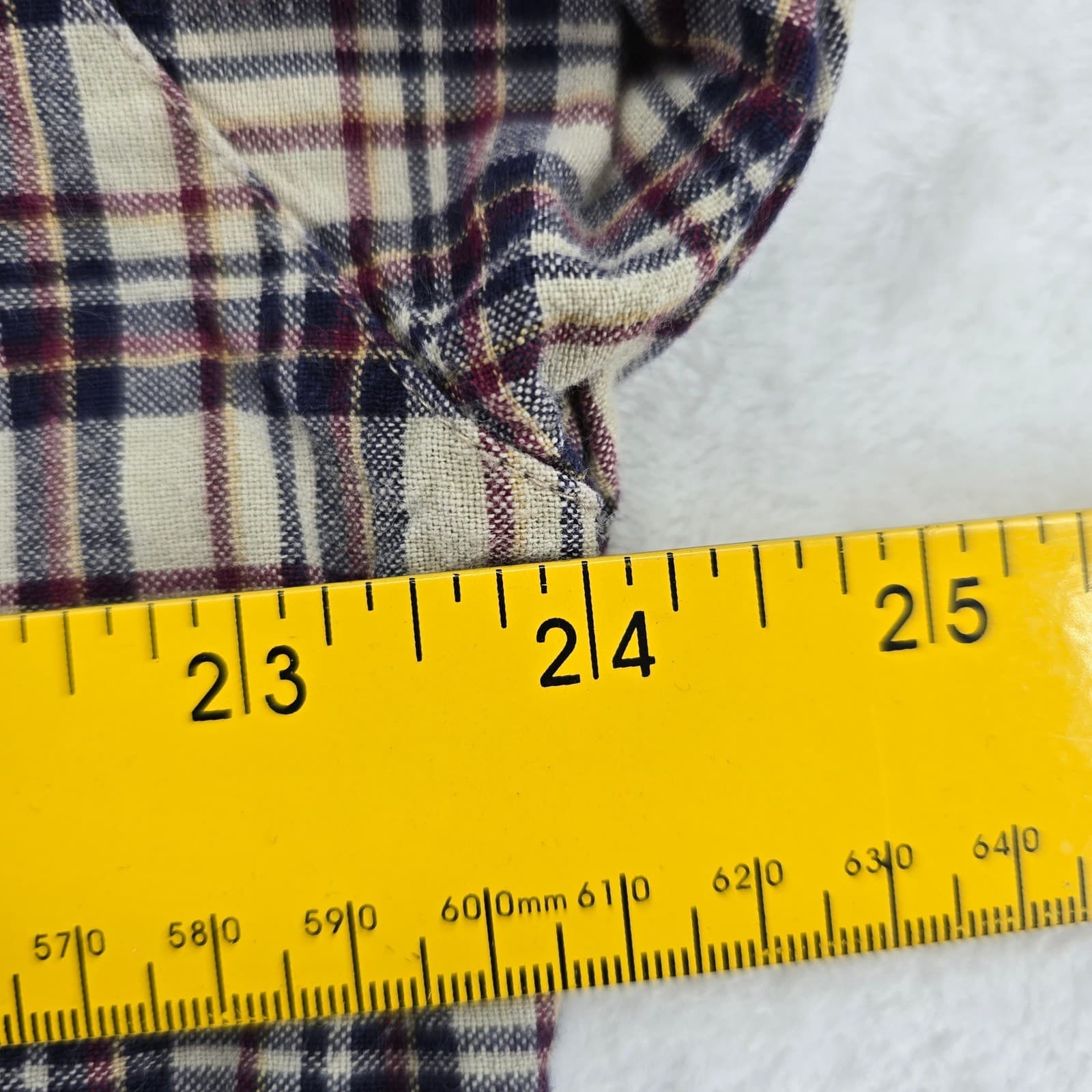 Bugle Boy Button Down Mens L Shirt Multicolor Plaid Long Sleeve Cotton 6827 - Thumbnail 3