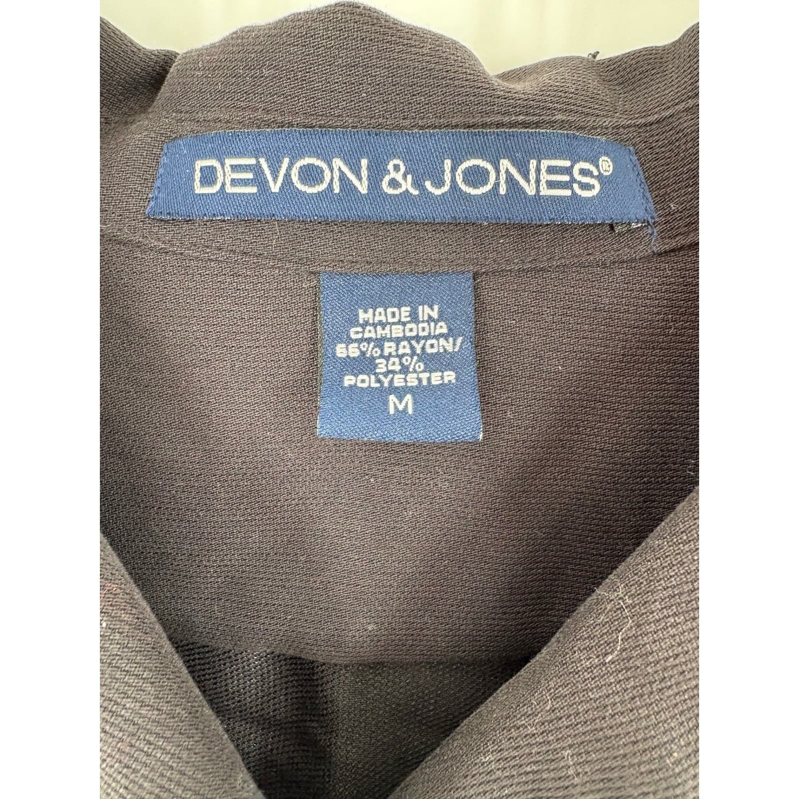 Devon Jones Black Short Sleeve Button Up Shirt BBC Beach Ball Classic Size M - Thumbnail 2