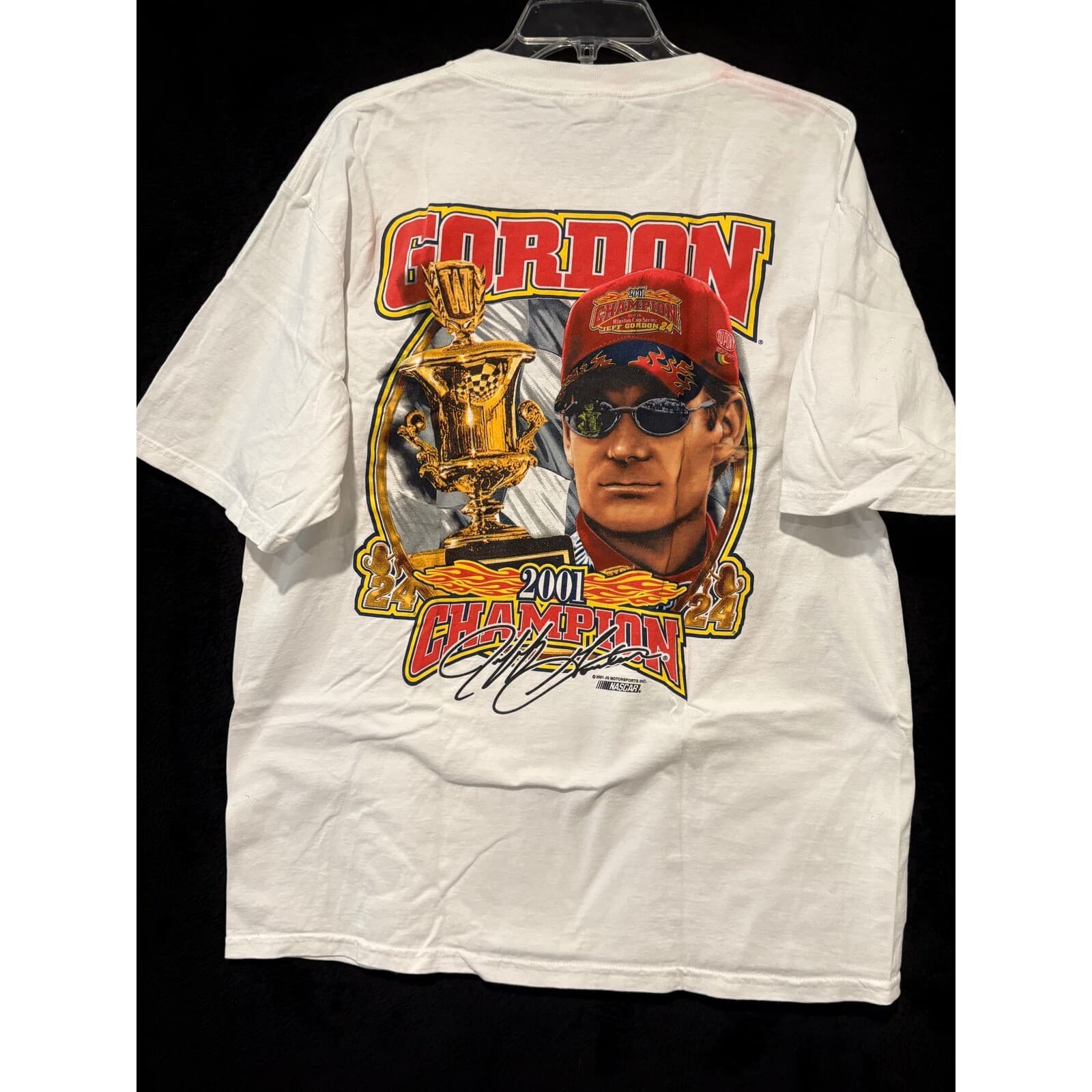 Chase Authentics Jeff Gordon NASCAR Champion Racing Tee Shirt XL Vintage 2001 - Thumbnail 7