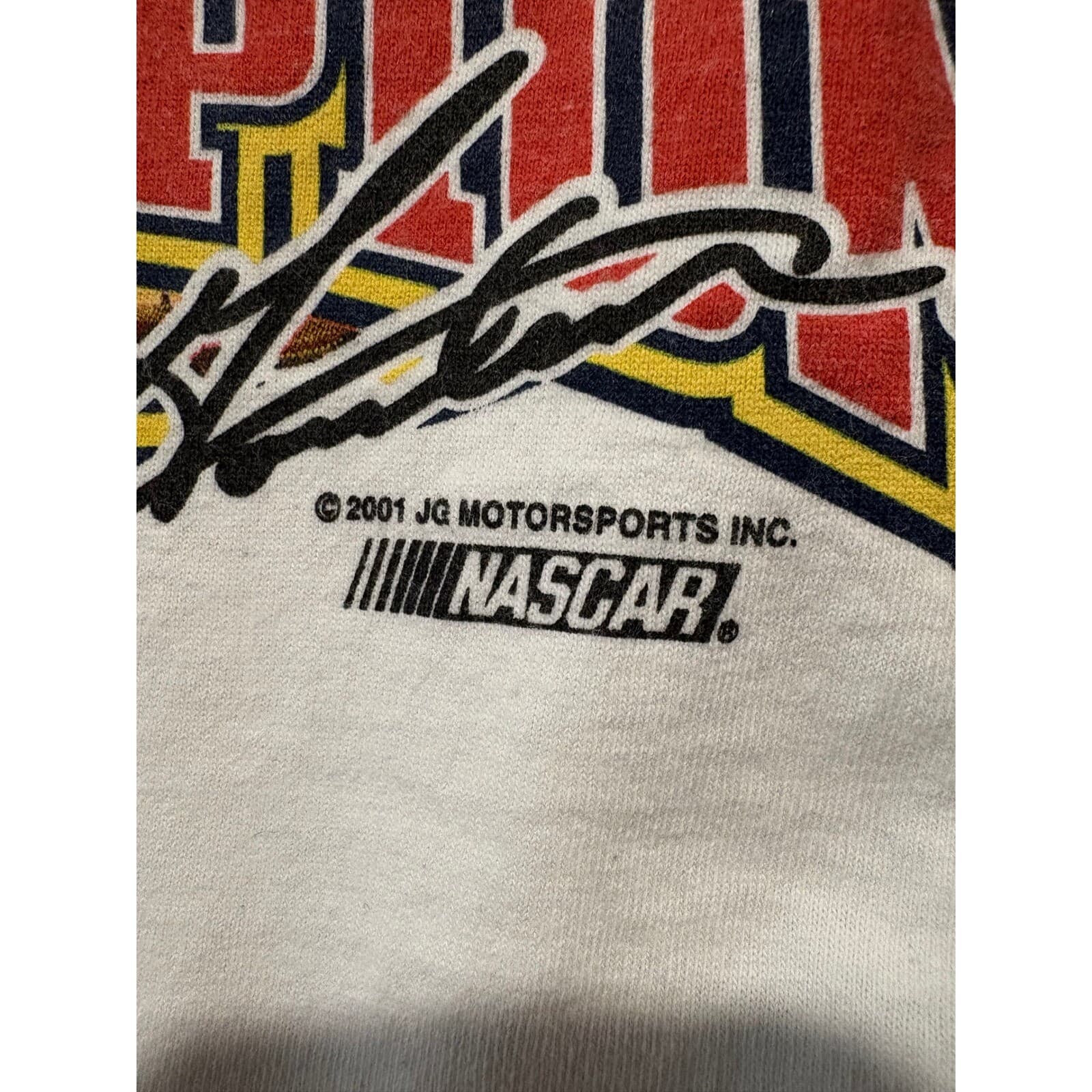 Chase Authentics Jeff Gordon NASCAR Champion Racing Tee Shirt XL Vintage 2001 - Thumbnail 8