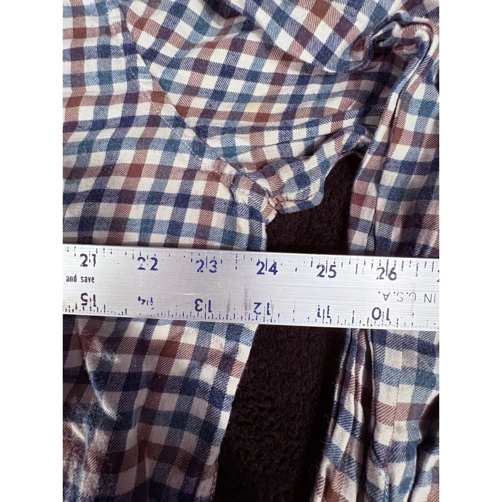 Johnnie-O Hangin' Out Mens XL Plaid Button Down Long Sleeve Shirt - Thumbnail 3