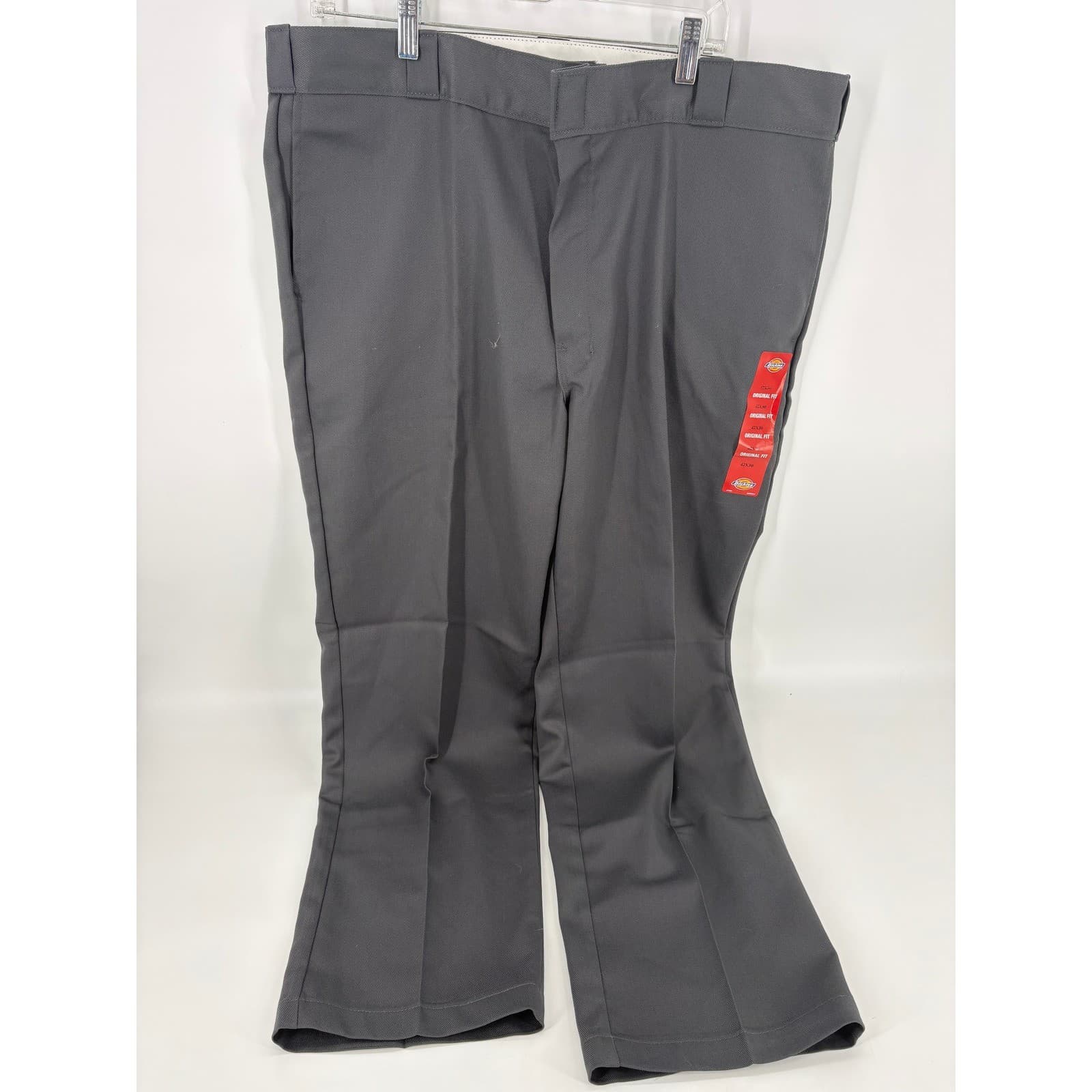 Dickies Mens Gray Work Pants 42x30 New Bootcut Straight Leg - Thumbnail 2
