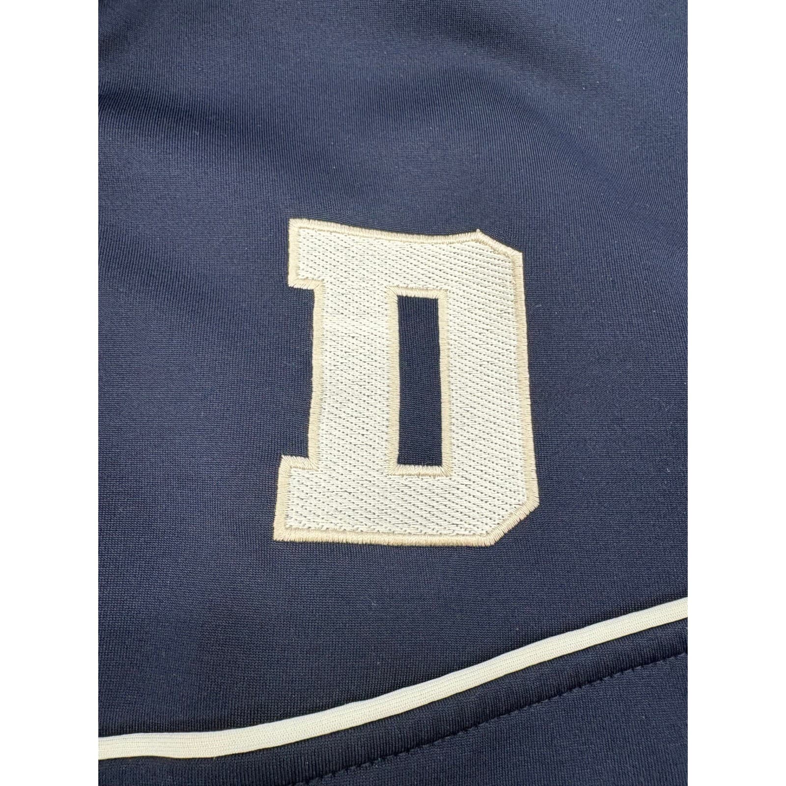 Reebok NFL Team Apparel Dallas Cowboys Quarter Zip Pullover Large Navy Mens - Thumbnail 3