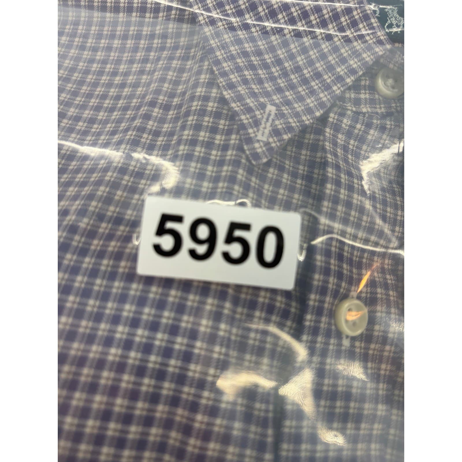 Ralph Lauren Classic Fit Button Down Shirt Check XXL Purple Mens - Thumbnail 7
